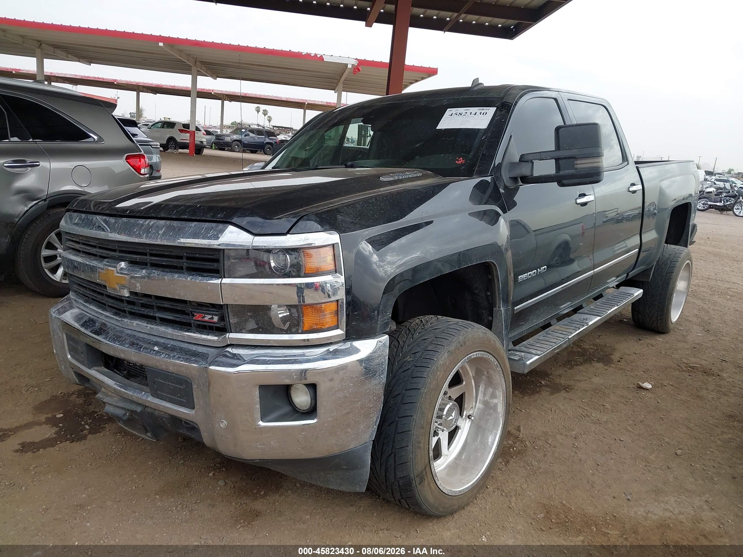 2015 Chevrolet Silverado 2500hd Ltz Black vin: 1GC1KWE87FF163086