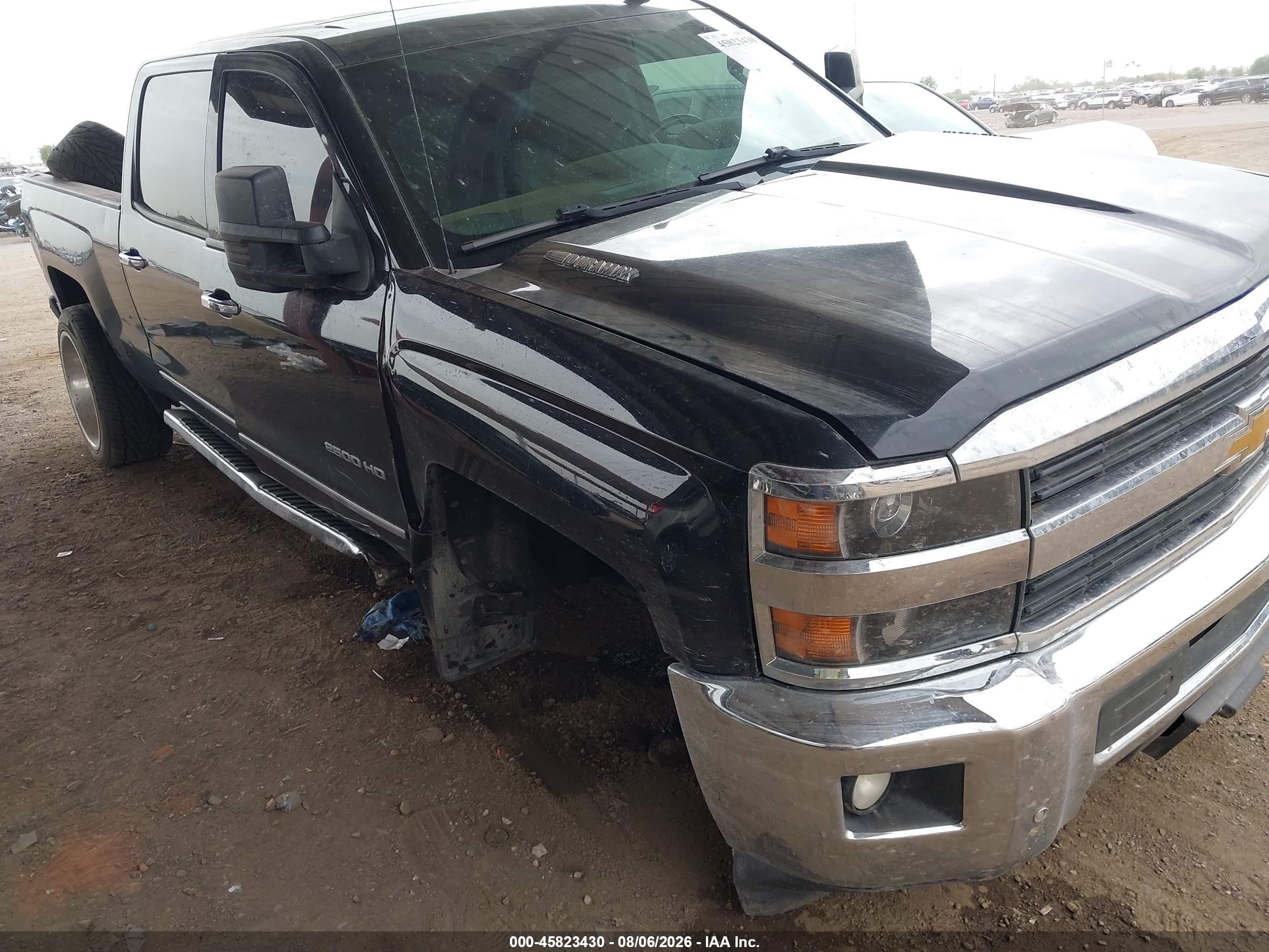 2015 Chevrolet Silverado 2500hd Ltz Black vin: 1GC1KWE87FF163086