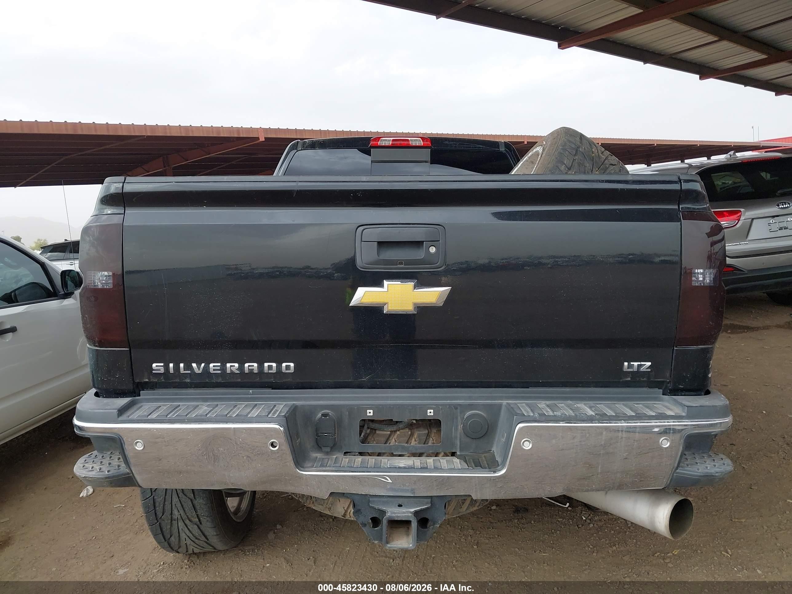 2015 Chevrolet Silverado 2500hd Ltz Black vin: 1GC1KWE87FF163086