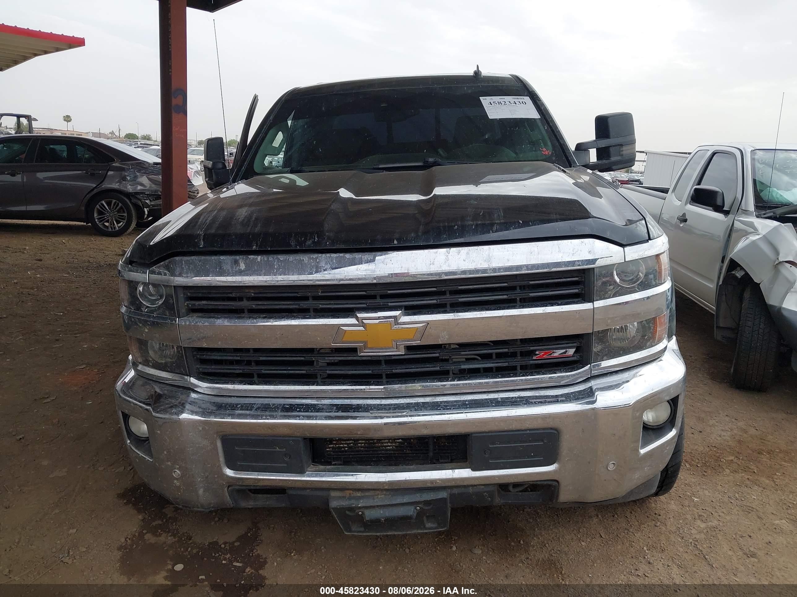 2015 Chevrolet Silverado 2500hd Ltz Black vin: 1GC1KWE87FF163086