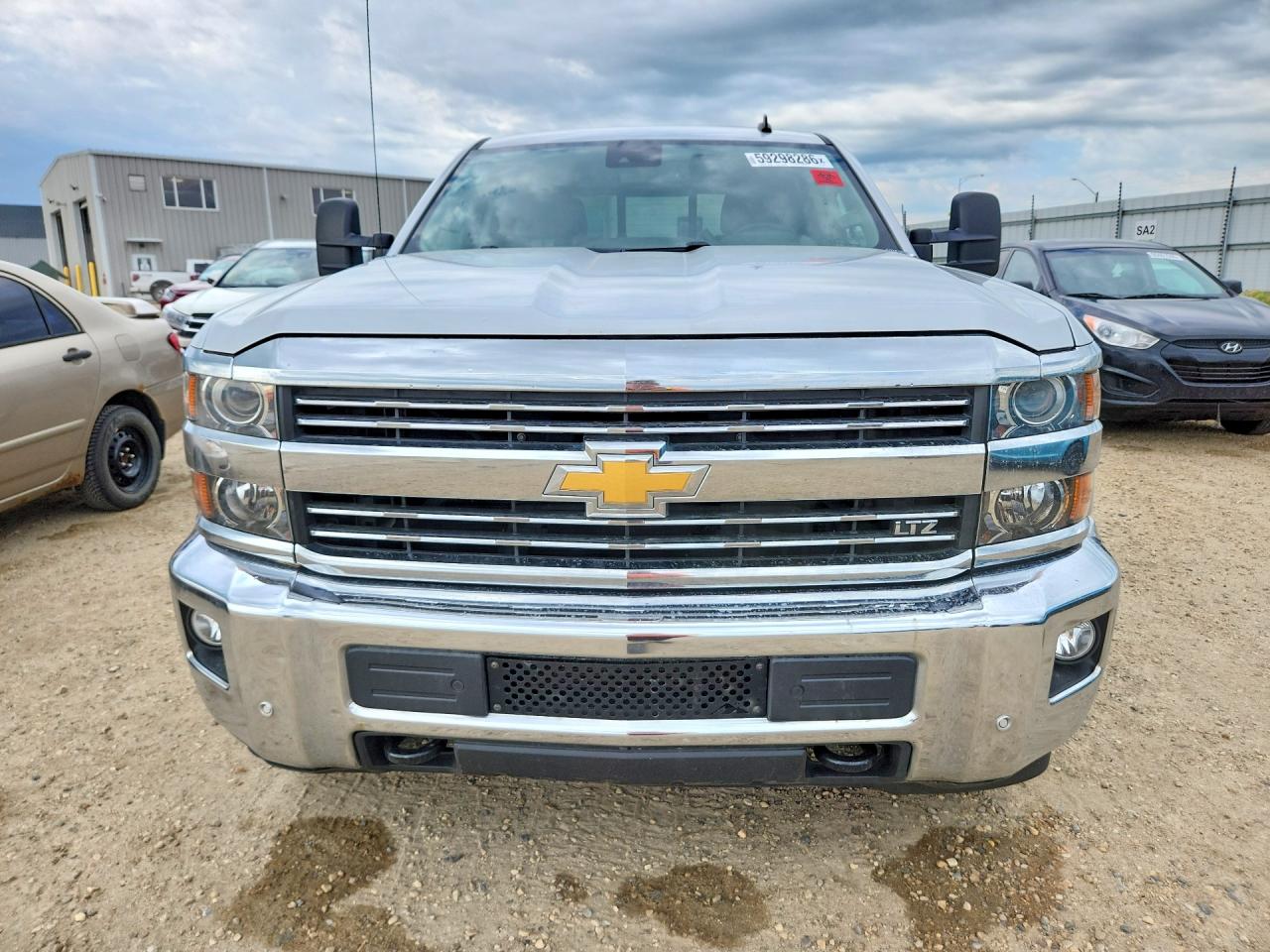 2015 Chevrolet Silverado K2500 Heavy Duty Ltz Silver vin: 1GC1KWE87FF195472