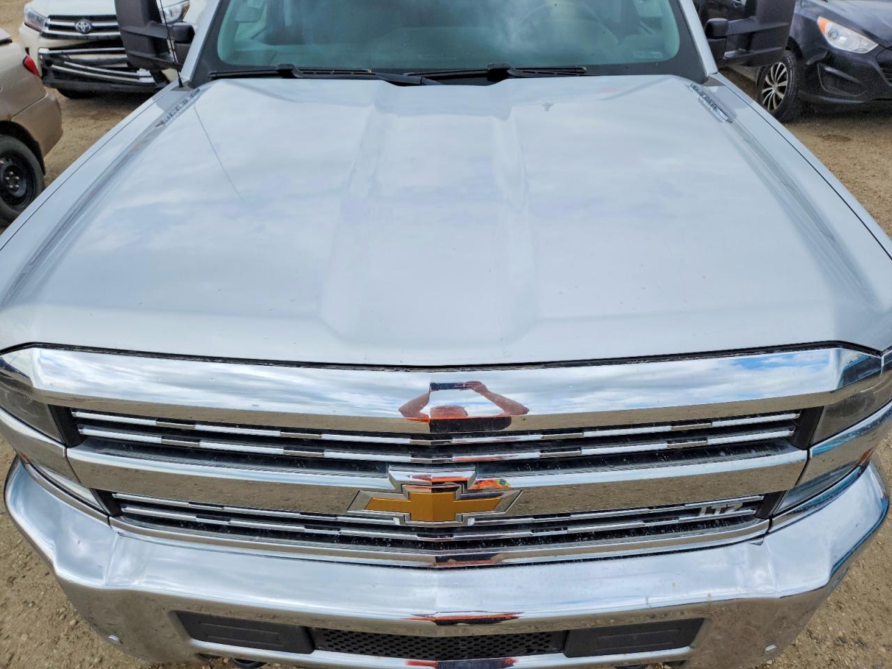 2015 Chevrolet Silverado K2500 Heavy Duty Ltz Silver vin: 1GC1KWE87FF195472