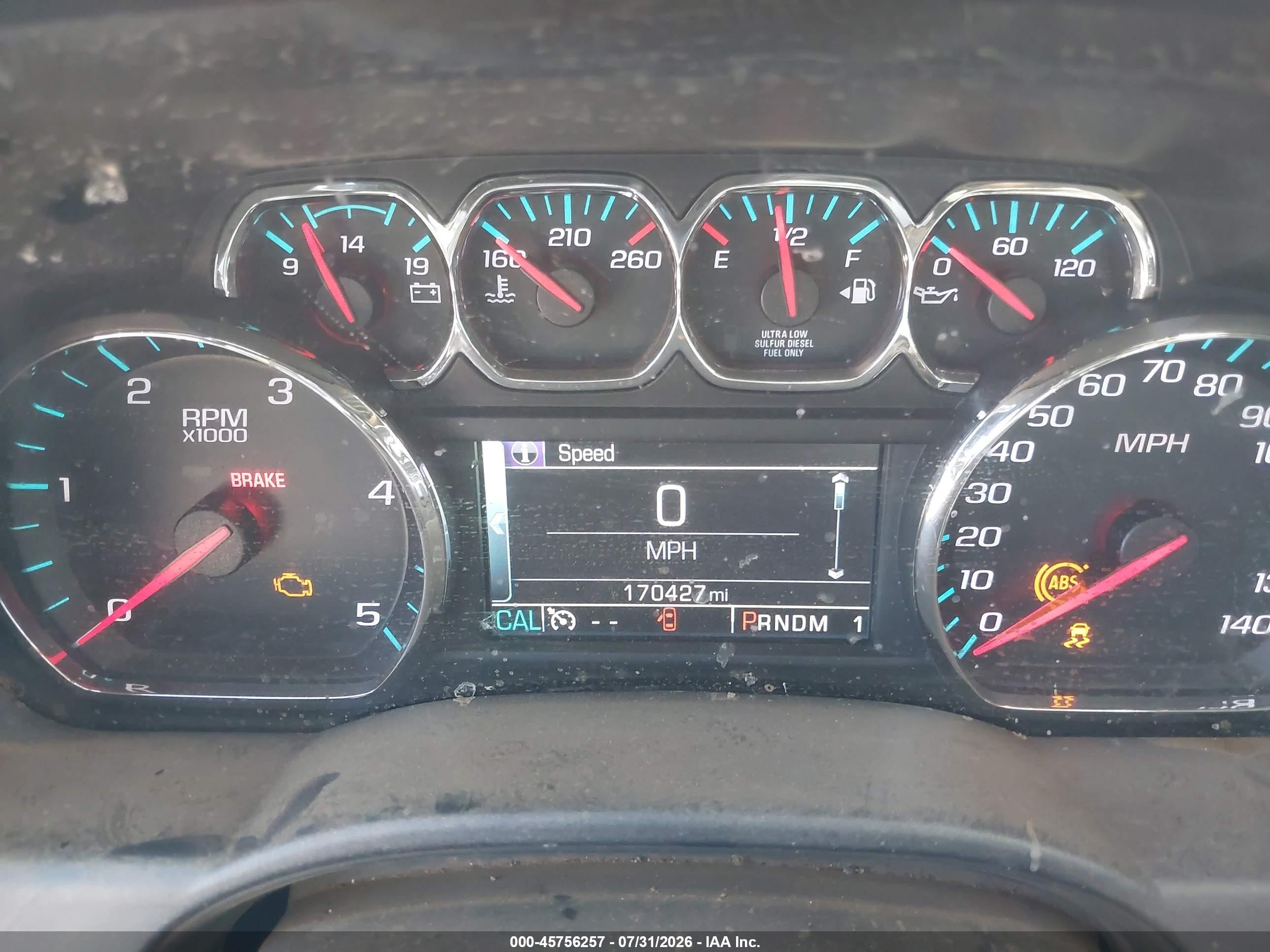 2015 Chevrolet Silverado 2500hd Built After Aug 14 Ltz Серый vin: 1GC1KWE87FF596326