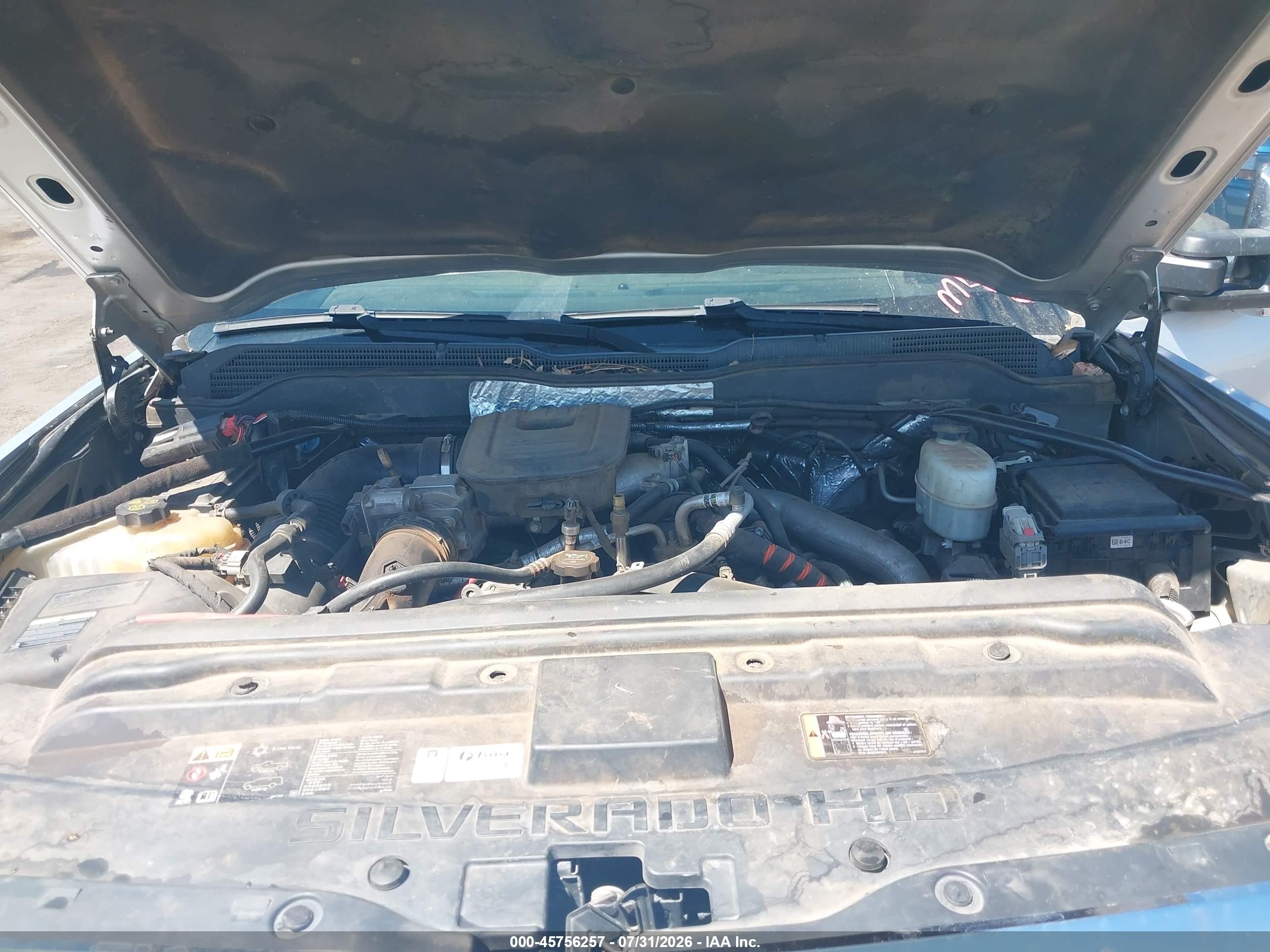 2015 Chevrolet Silverado 2500hd Built After Aug 14 Ltz Серый vin: 1GC1KWE87FF596326