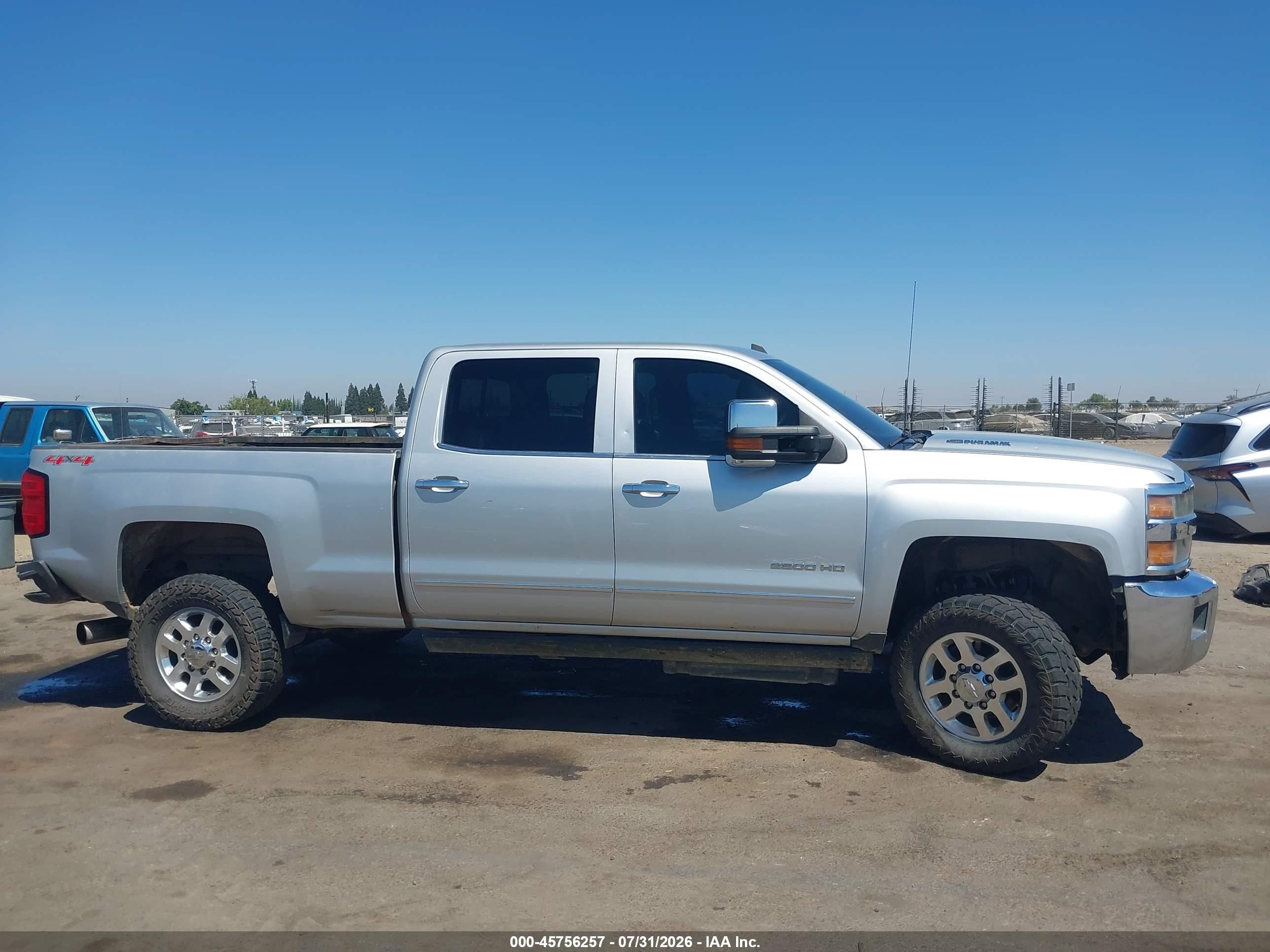 2015 Chevrolet Silverado 2500hd Built After Aug 14 Ltz Серый vin: 1GC1KWE87FF596326