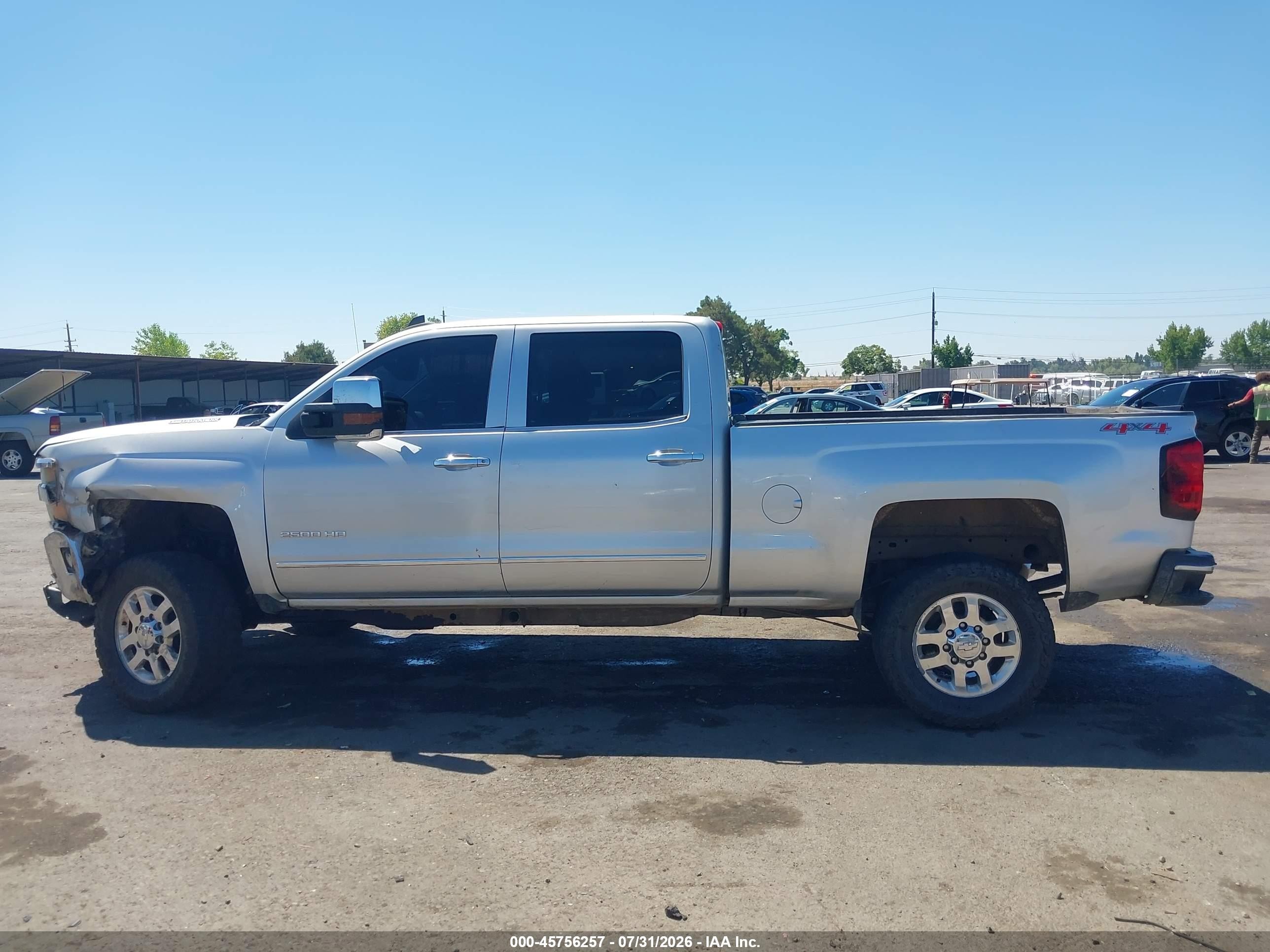 2015 Chevrolet Silverado 2500hd Built After Aug 14 Ltz Серый vin: 1GC1KWE87FF596326