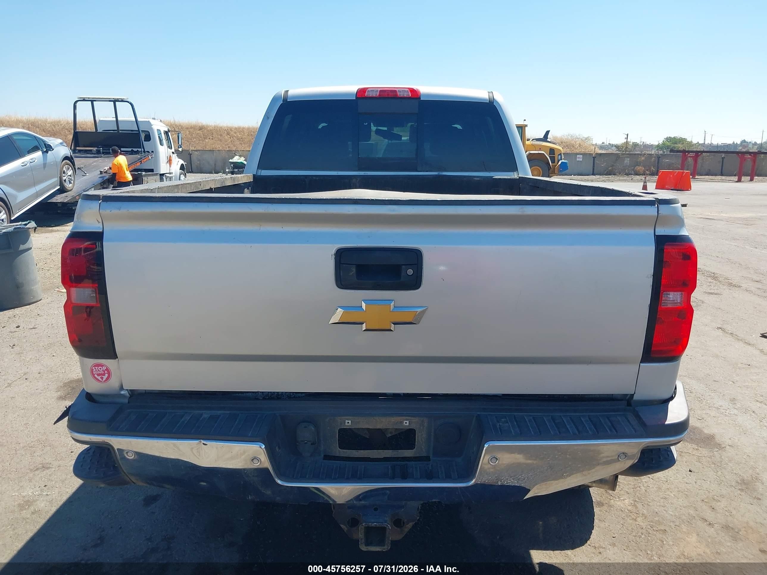 2015 Chevrolet Silverado 2500hd Built After Aug 14 Ltz Серый vin: 1GC1KWE87FF596326