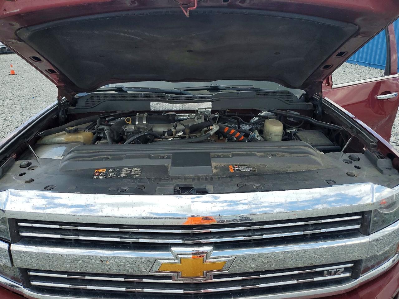 2015 Chevrolet Silverado K2500 Heavy Duty Ltz Red vin: 1GC1KWE87FF643242