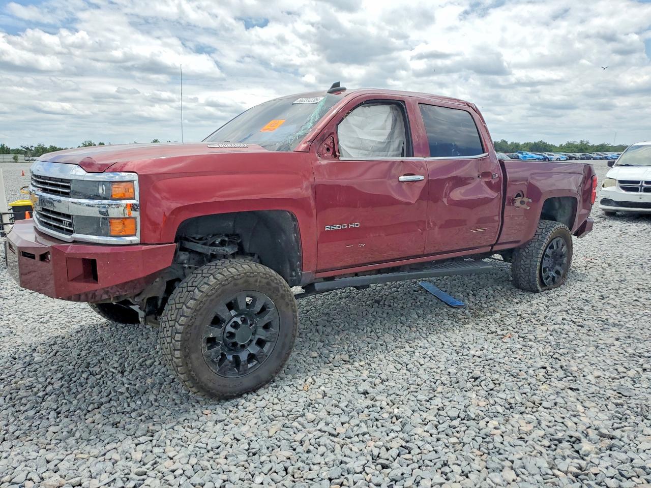 2015 Chevrolet Silverado K2500 Heavy Duty Ltz Red vin: 1GC1KWE87FF643242
