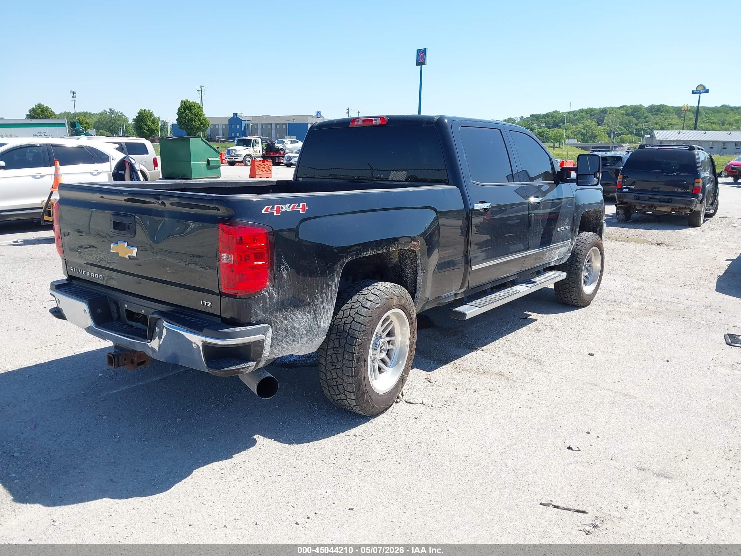 2015 Chevrolet Silverado 2500hd Ltz Black vin: 1GC1KWE88FF142862