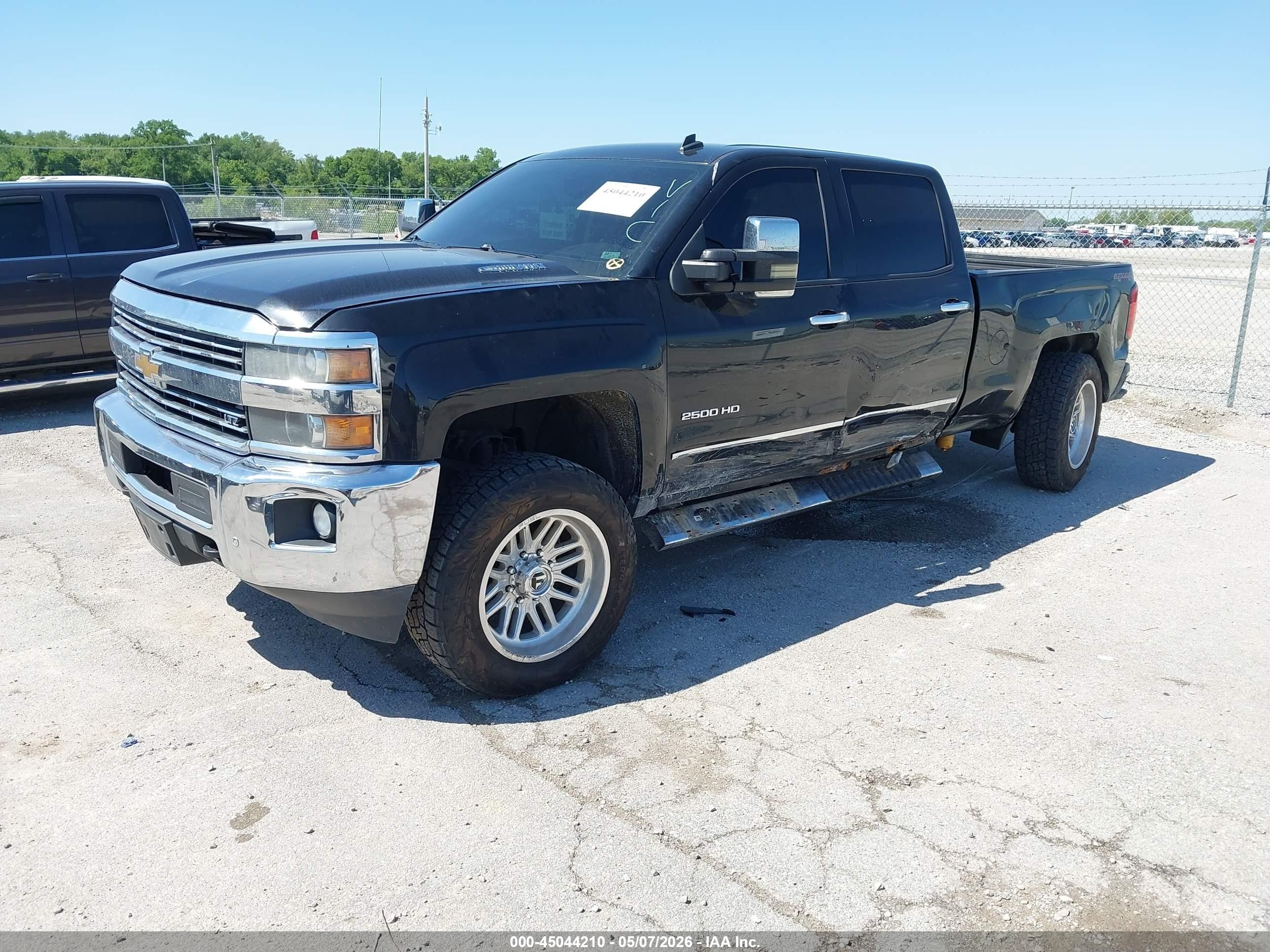 2015 Chevrolet Silverado 2500hd Ltz Black vin: 1GC1KWE88FF142862