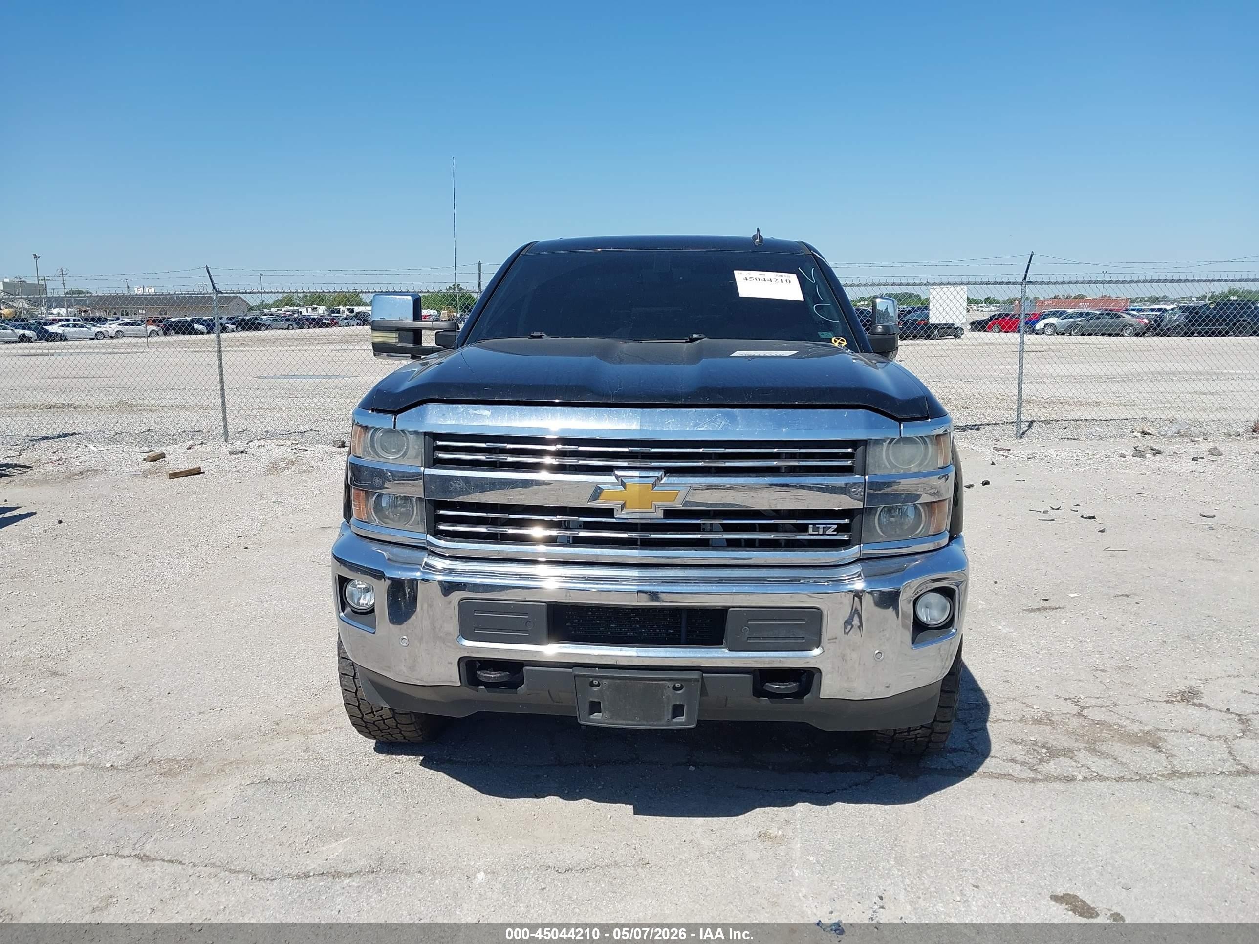 2015 Chevrolet Silverado 2500hd Ltz Black vin: 1GC1KWE88FF142862