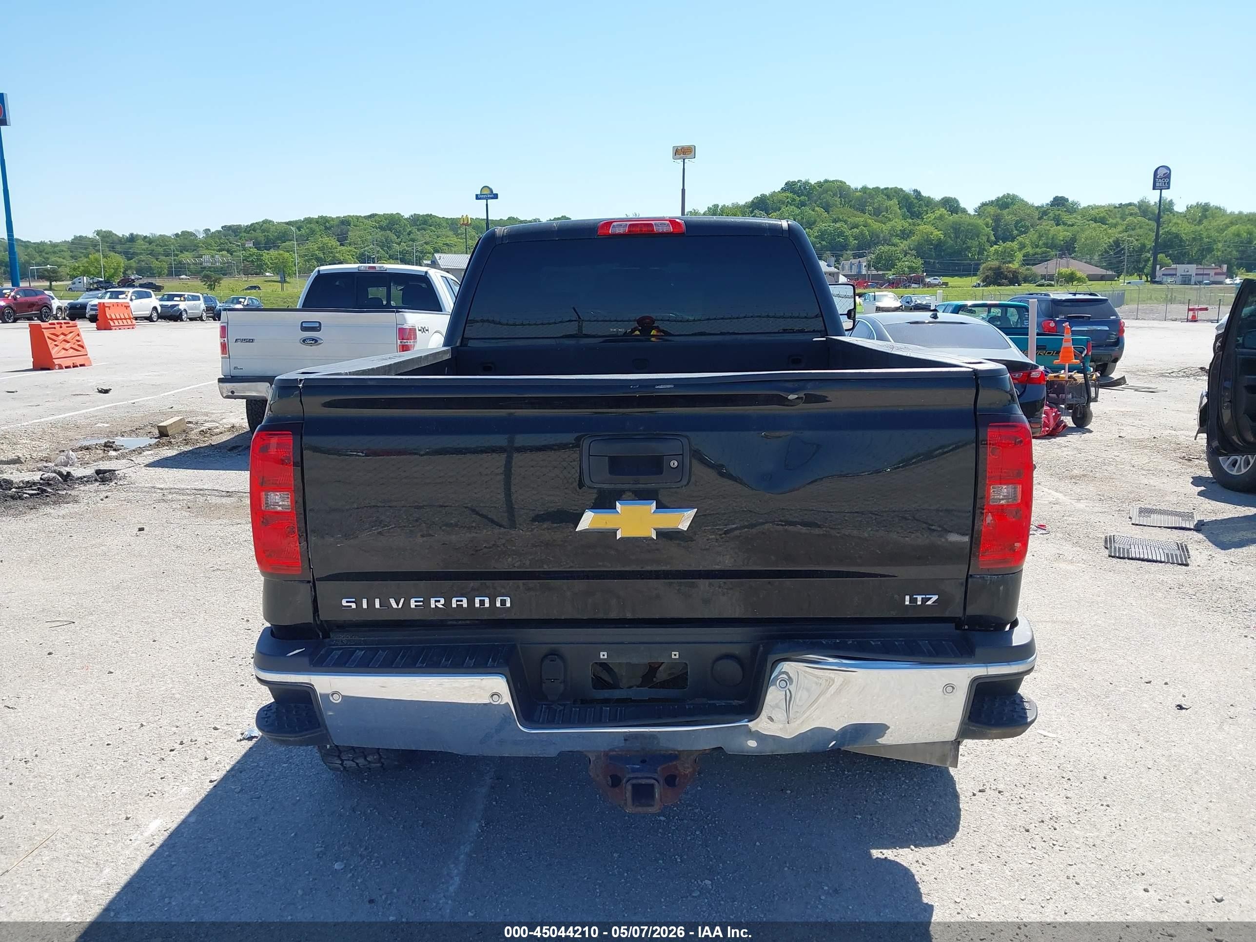 2015 Chevrolet Silverado 2500hd Ltz Black vin: 1GC1KWE88FF142862