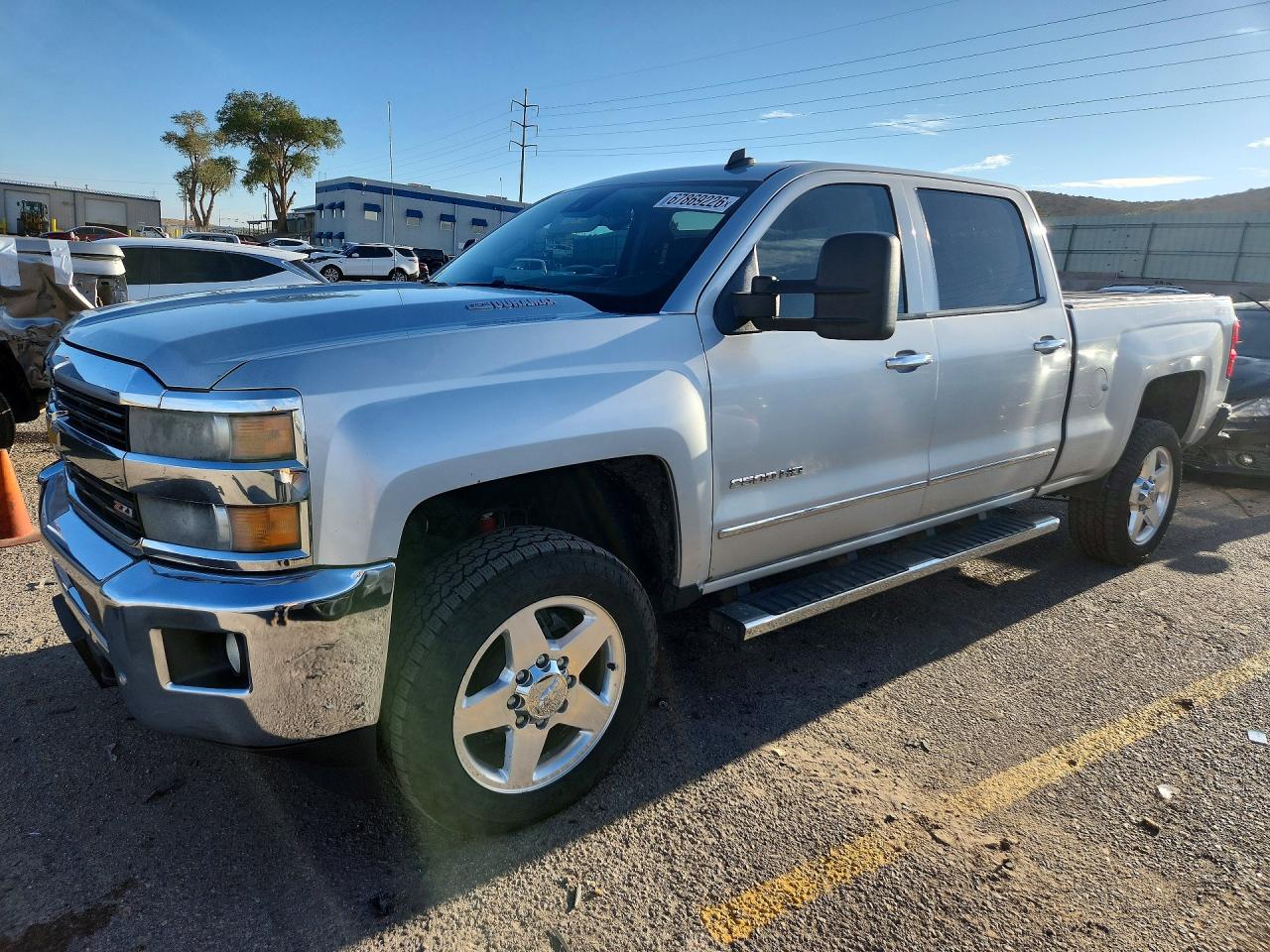 2015 Chevrolet Silverado K2500 Heavy Duty Ltz Silver vin: 1GC1KWE88FF186764