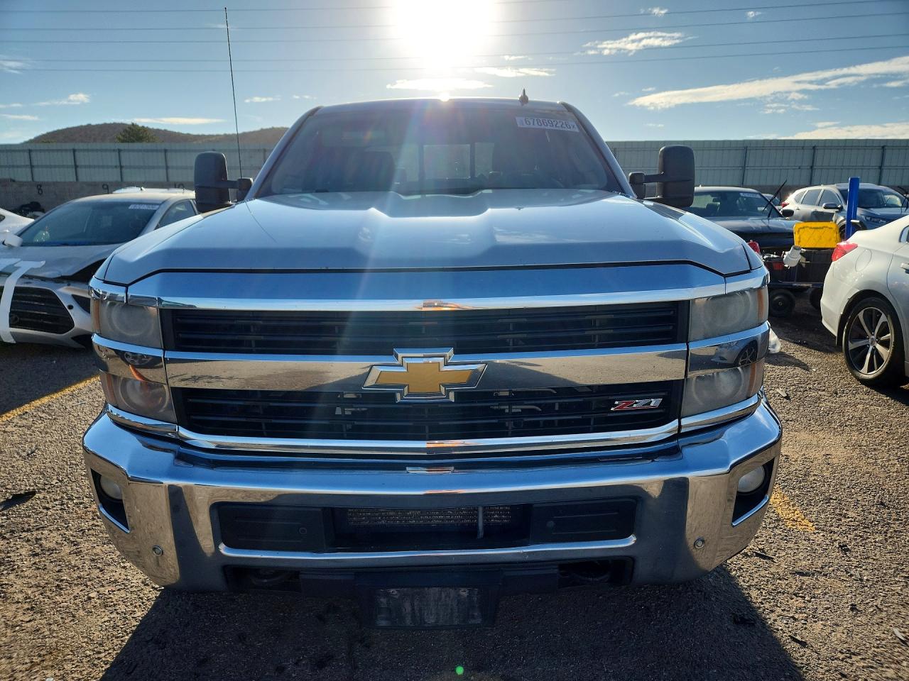 2015 Chevrolet Silverado K2500 Heavy Duty Ltz Silver vin: 1GC1KWE88FF186764