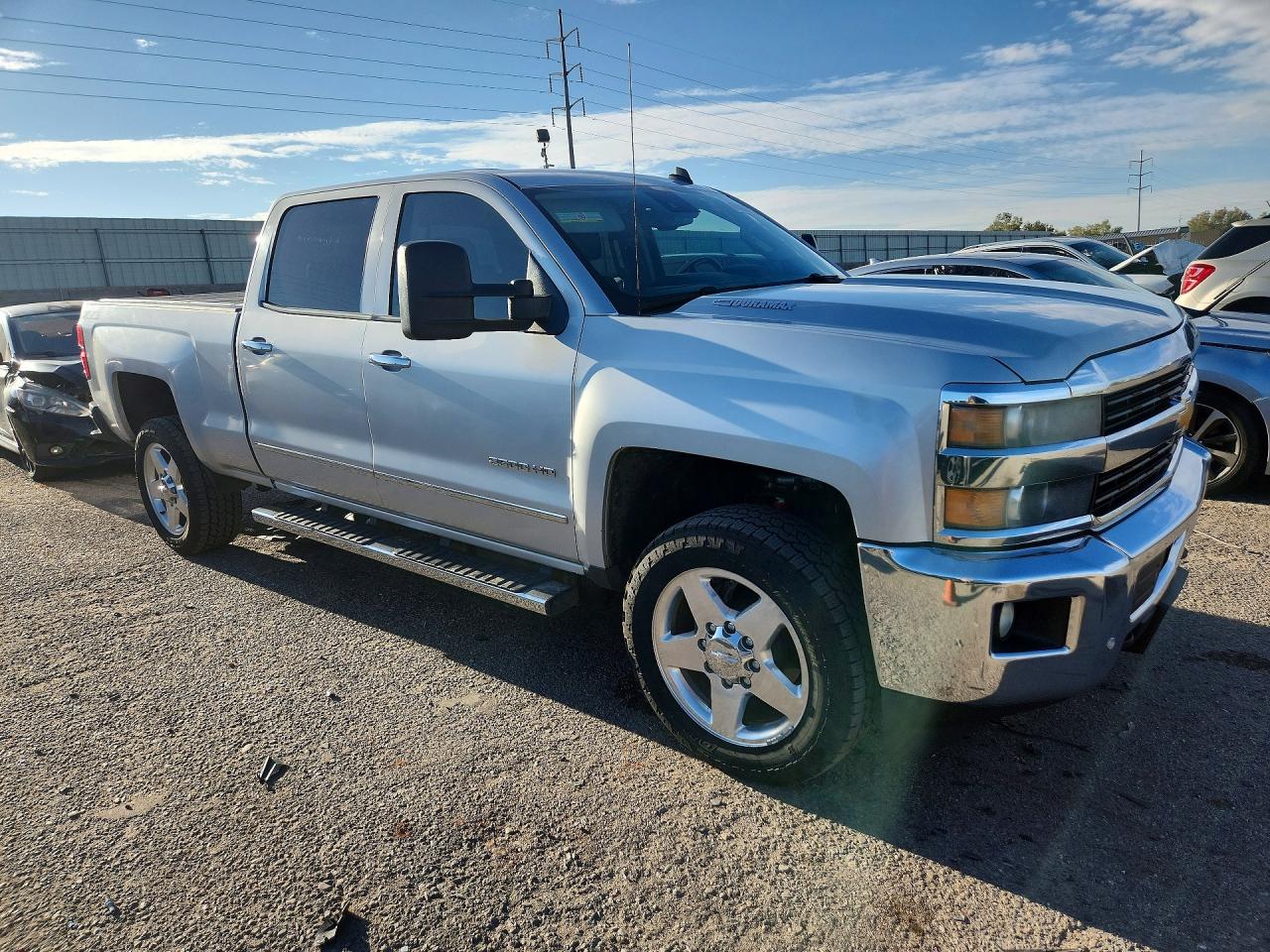 2015 Chevrolet Silverado K2500 Heavy Duty Ltz Silver vin: 1GC1KWE88FF186764
