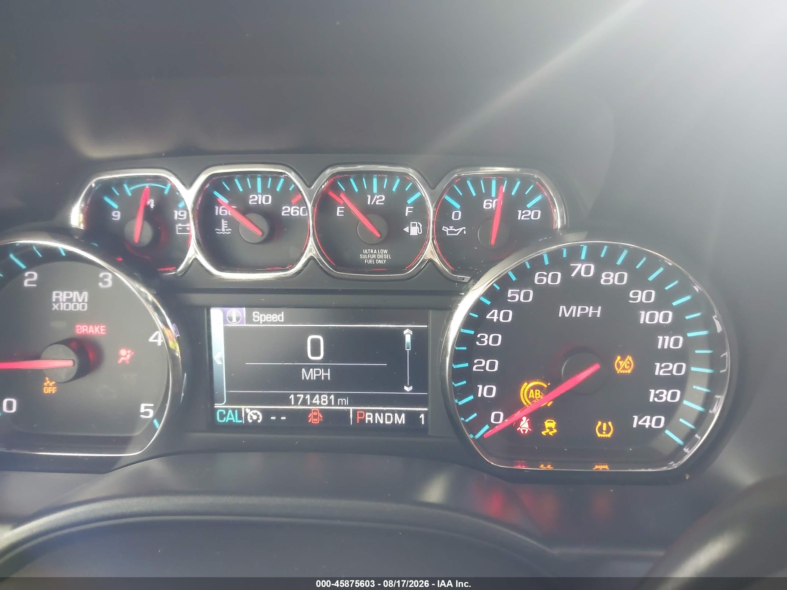 2015 Chevrolet Silverado 2500hd Built After Aug 14 Ltz Blue vin: 1GC1KWE88FF674127