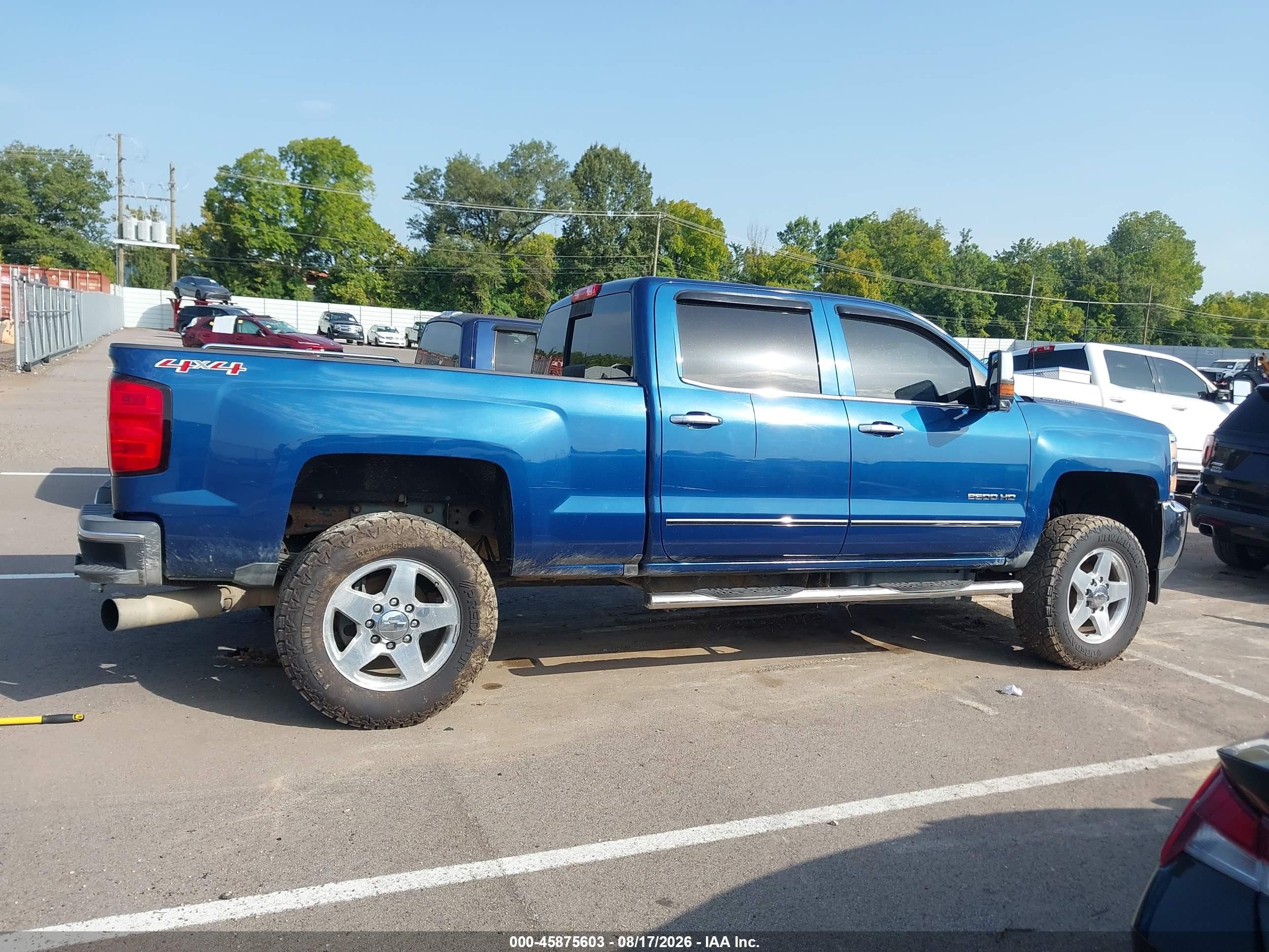 2015 Chevrolet Silverado 2500hd Built After Aug 14 Ltz Blue vin: 1GC1KWE88FF674127