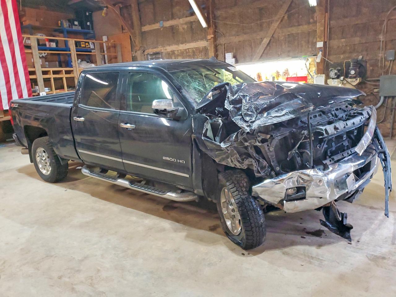 2015 Chevrolet Silverado K2500 Heavy Duty Ltz Black vin: 1GC1KWE89FF192802
