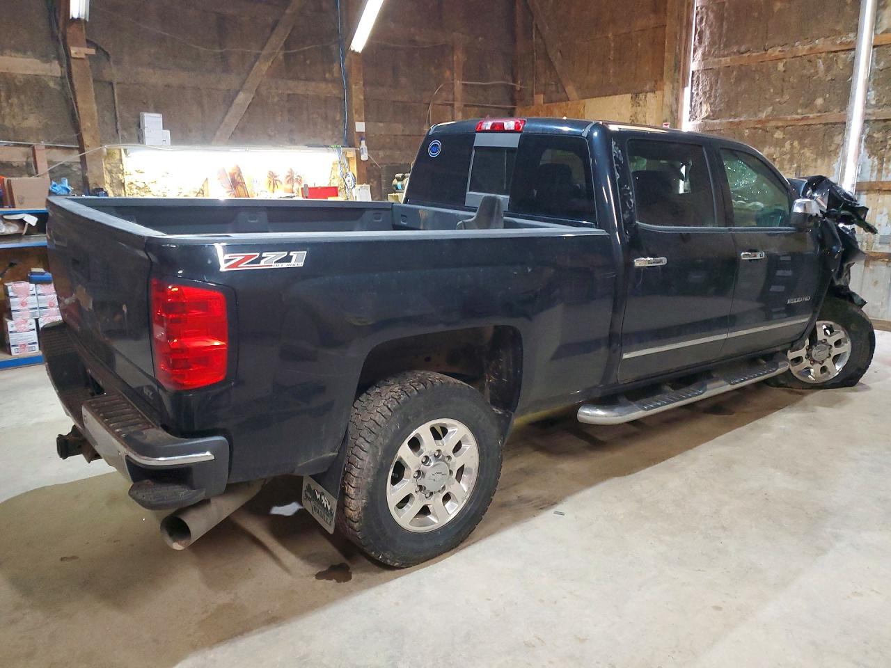 2015 Chevrolet Silverado K2500 Heavy Duty Ltz Black vin: 1GC1KWE89FF192802