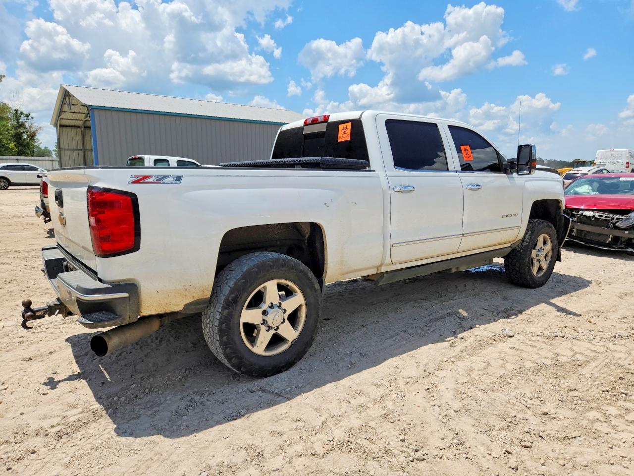 2015 Chevrolet Silverado K2500 Heavy Duty Ltz White vin: 1GC1KWE89FF632730