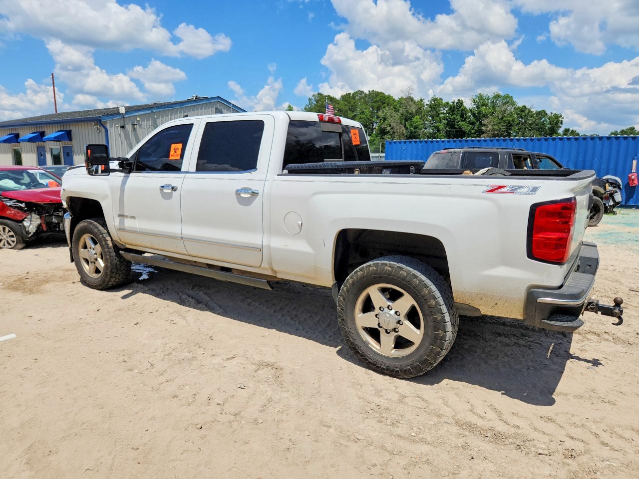 2015 Chevrolet Silverado K2500 Heavy Duty Ltz White vin: 1GC1KWE89FF632730