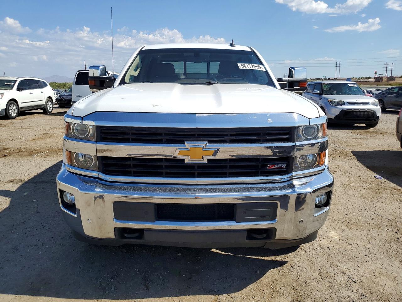 2015 Chevrolet Silverado K2500 Heavy Duty Ltz White vin: 1GC1KWE89FF659555