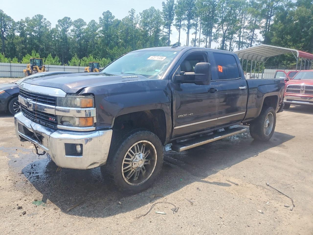 2015 Chevrolet Silverado K2500 Heavy Duty Ltz Gray vin: 1GC1KWE8XFF163762