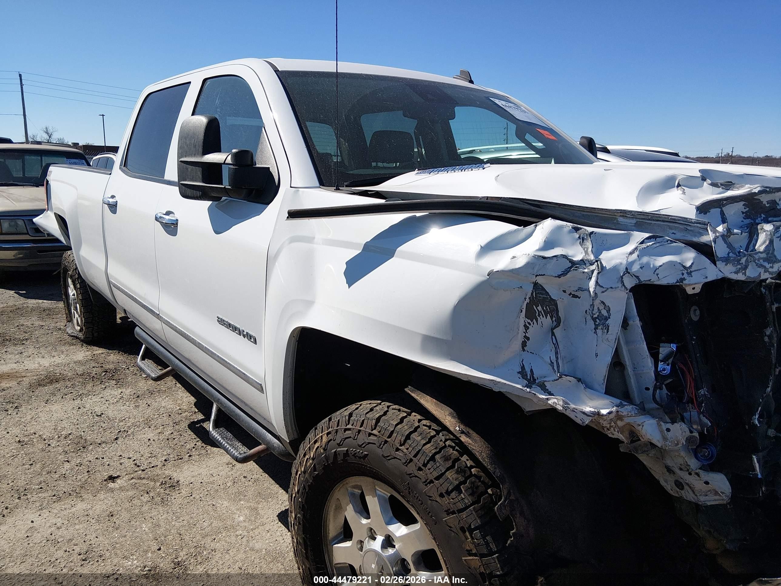 2015 Chevrolet Silverado 2500hd Ltz White vin: 1GC1KWE8XFF175443
