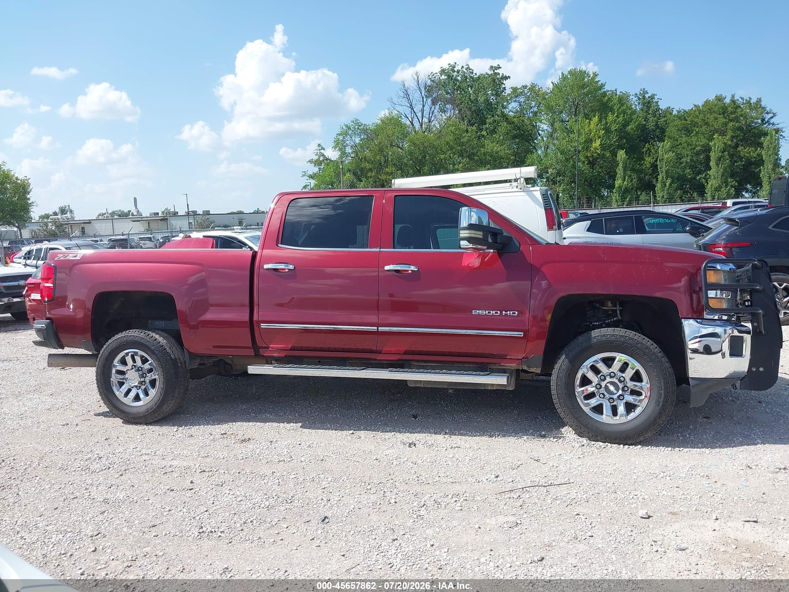2015 Chevrolet Silverado 2500hd Built After Aug 14 Ltz Maroon vin: 1GC1KWE8XFF527193