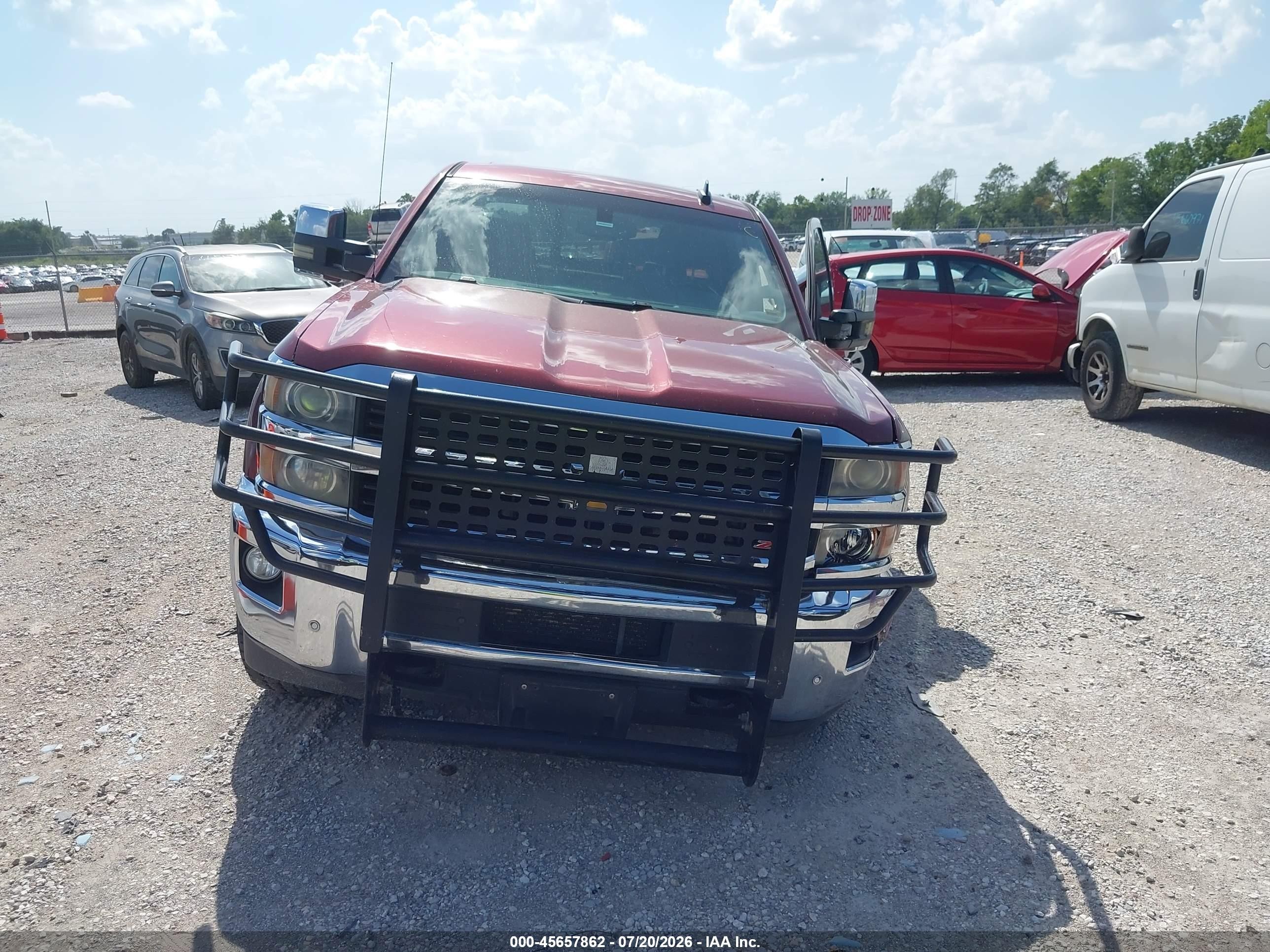 2015 Chevrolet Silverado 2500hd Built After Aug 14 Ltz Maroon vin: 1GC1KWE8XFF527193