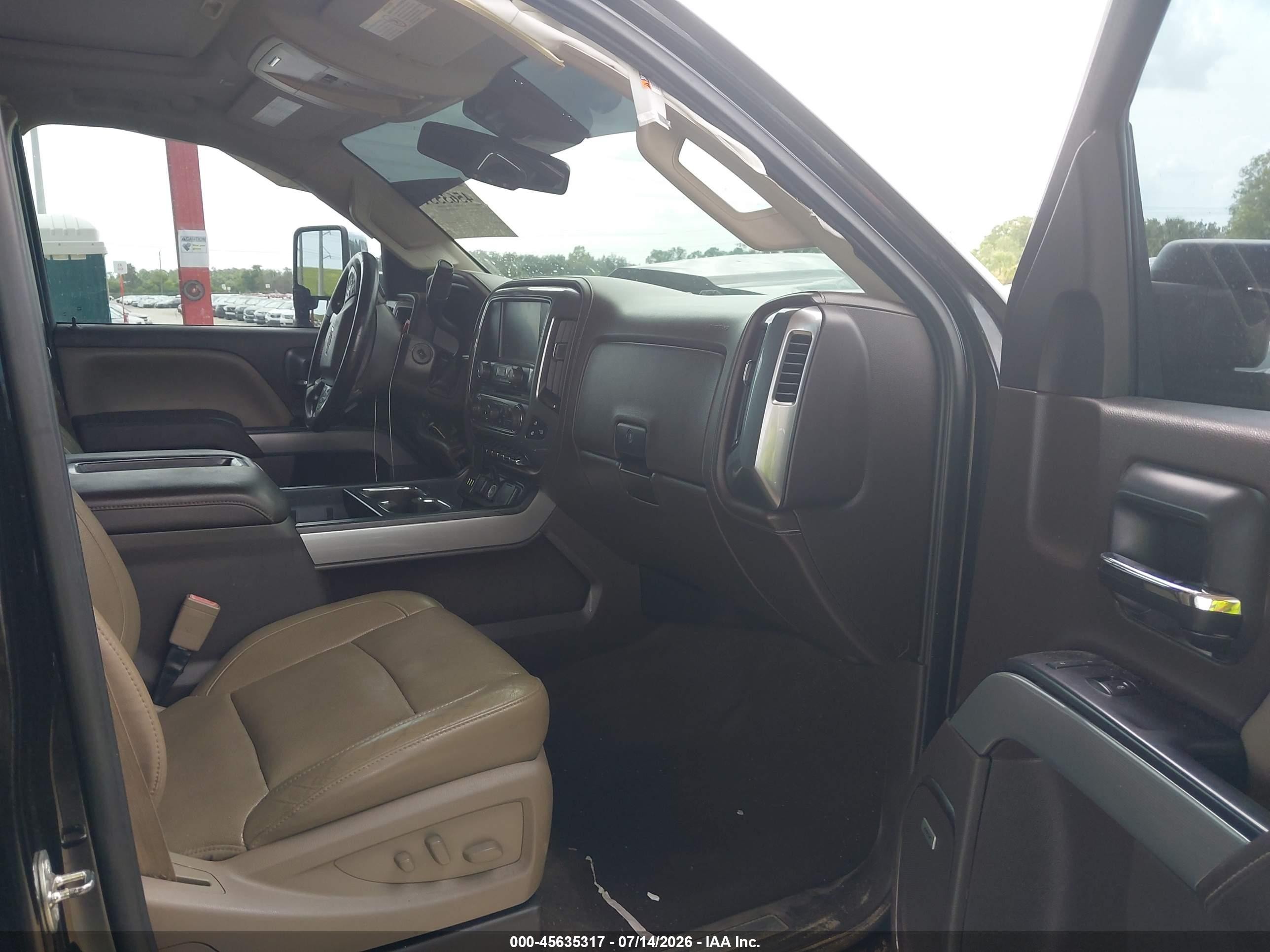 2015 Chevrolet Silverado 2500hd Built After Aug 14 Ltz Black vin: 1GC1KWE8XFF553101