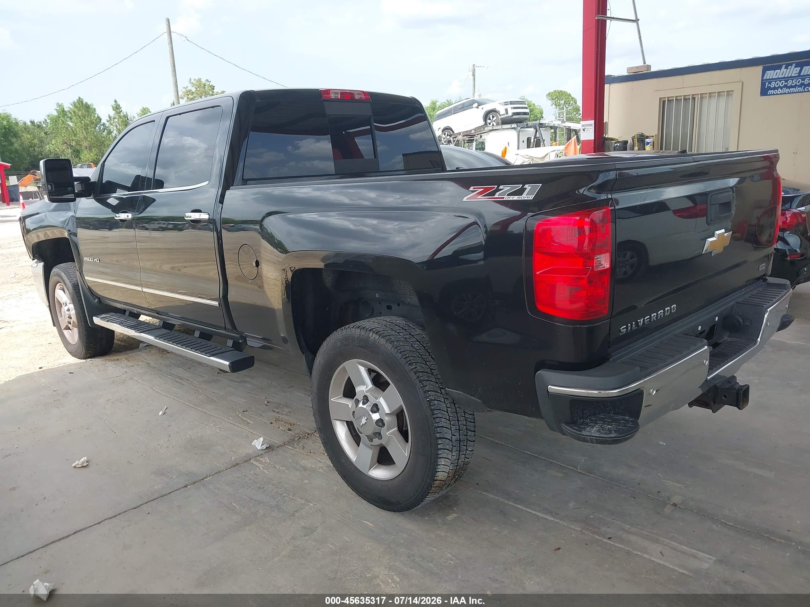 2015 Chevrolet Silverado 2500hd Built After Aug 14 Ltz Black vin: 1GC1KWE8XFF553101
