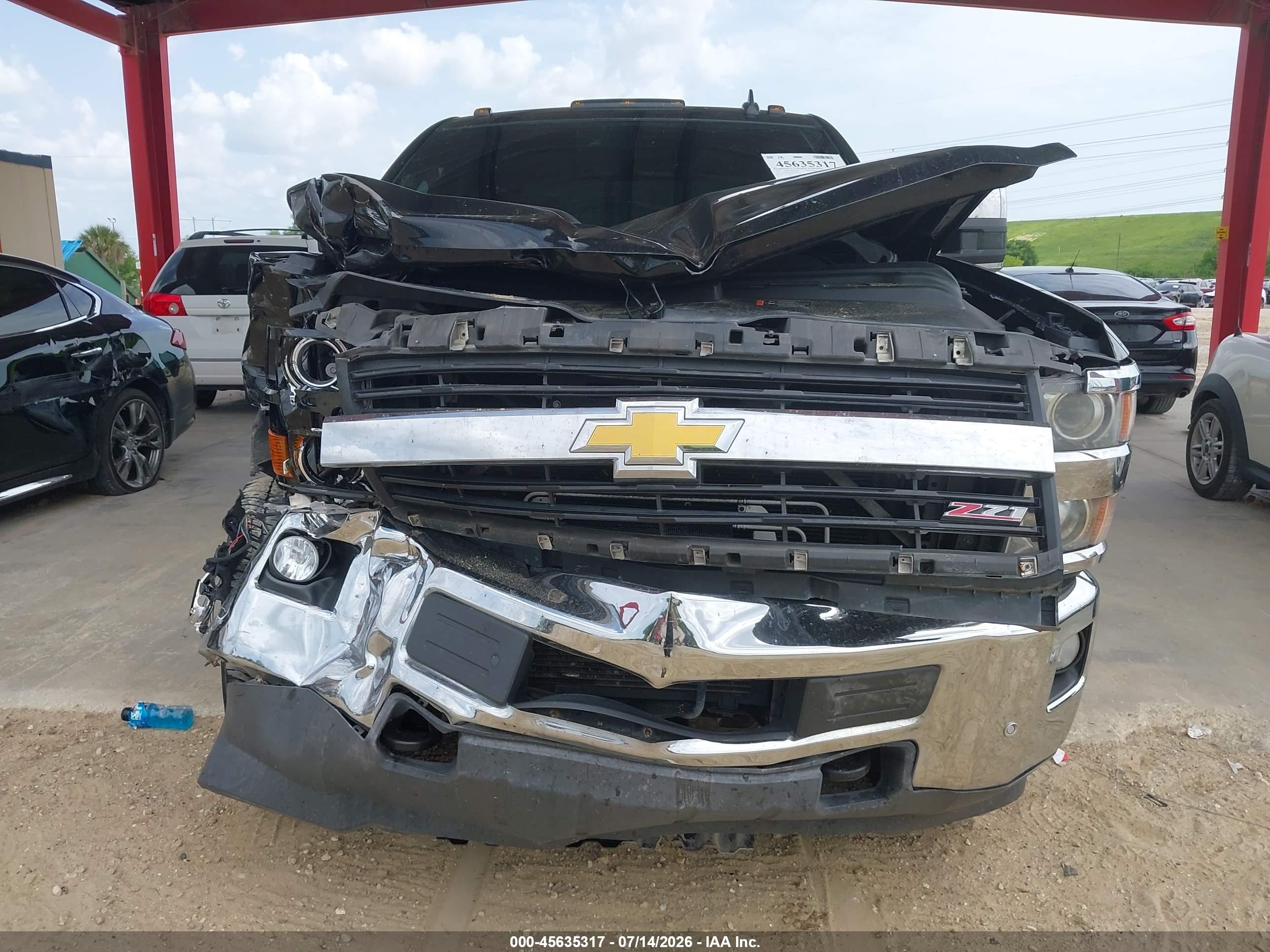 2015 Chevrolet Silverado 2500hd Built After Aug 14 Ltz Black vin: 1GC1KWE8XFF553101