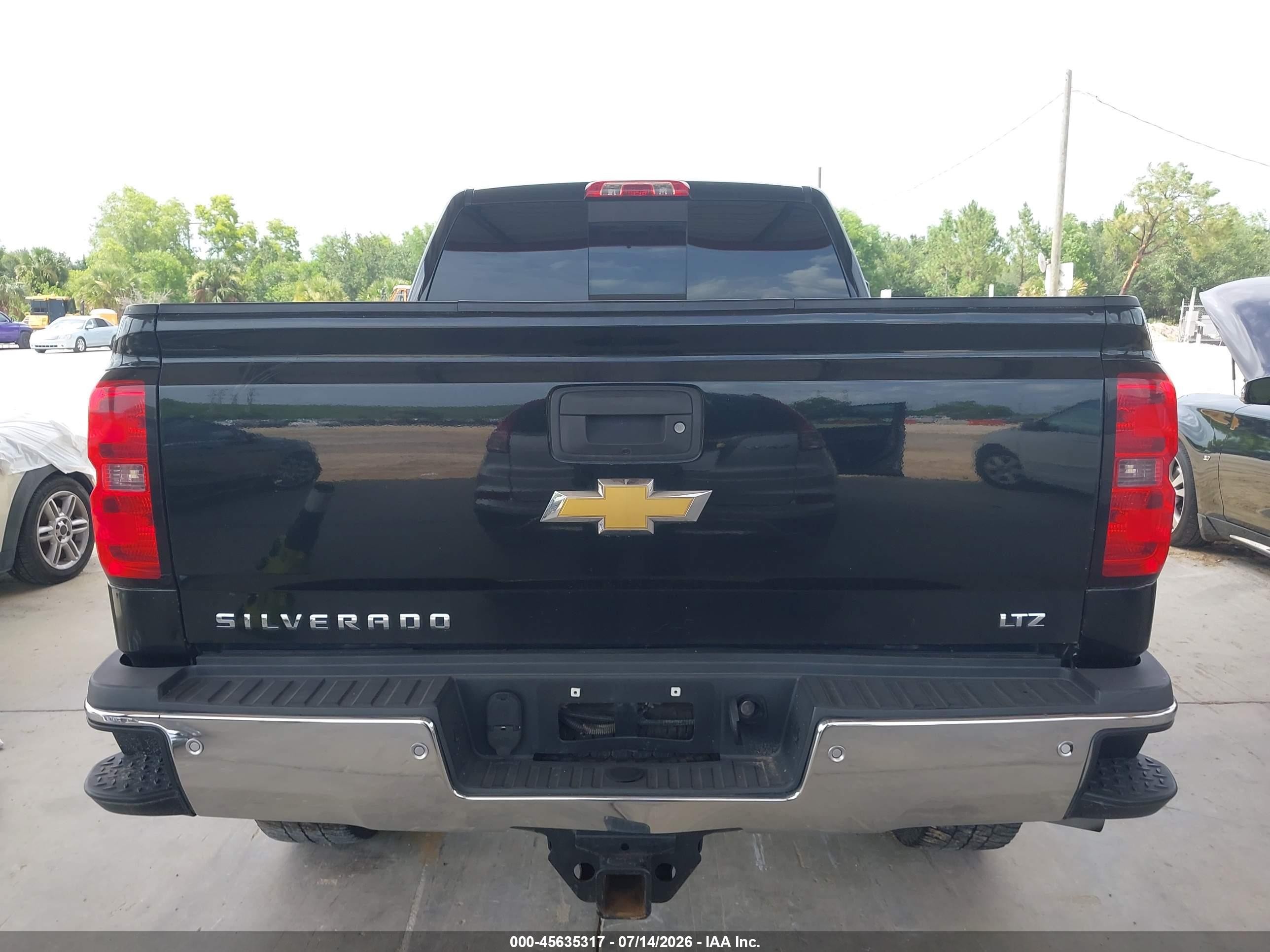 2015 Chevrolet Silverado 2500hd Built After Aug 14 Ltz Black vin: 1GC1KWE8XFF553101