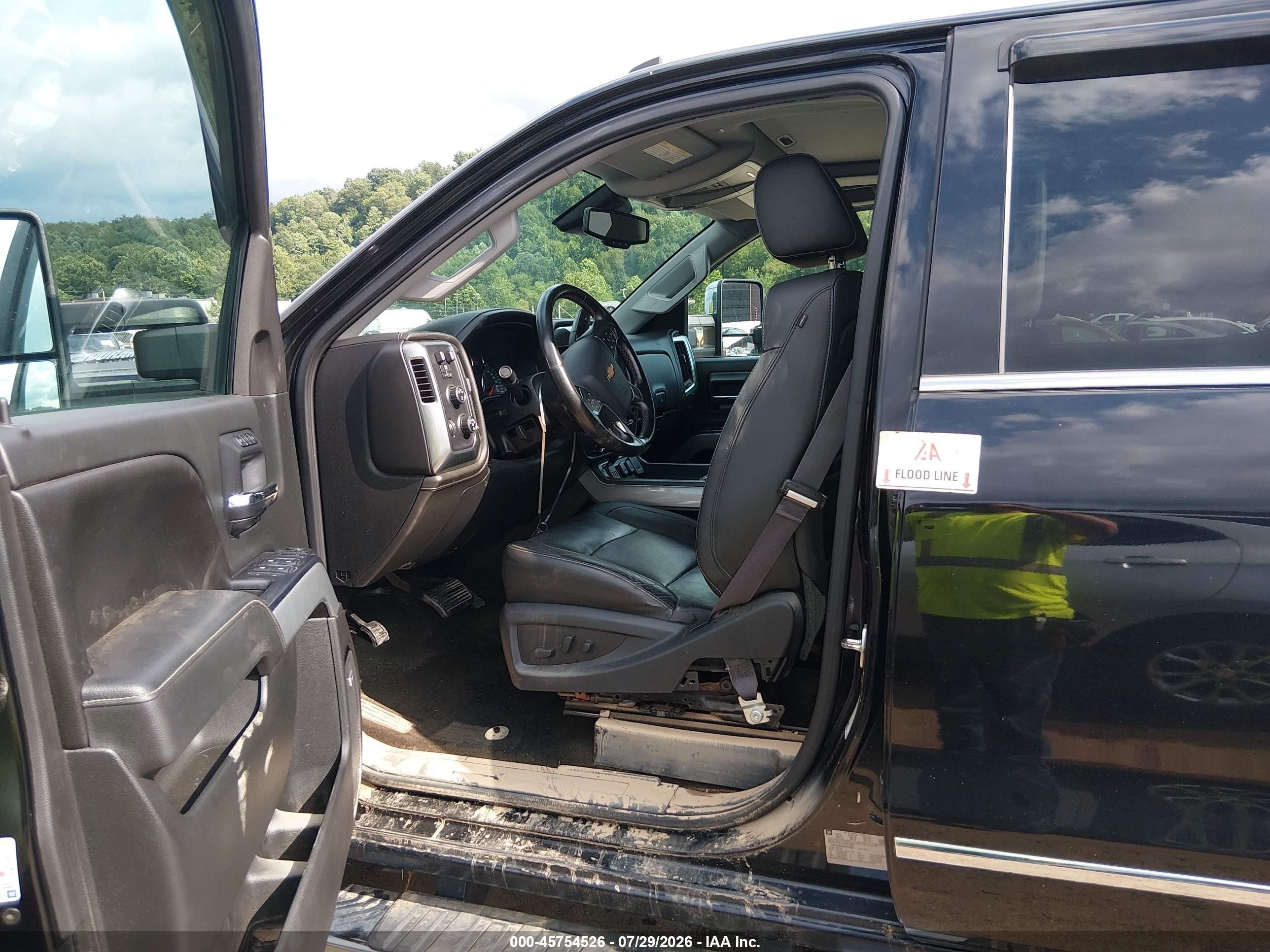 2015 Chevrolet Silverado 2500hd Built After Aug 14 Ltz Black vin: 1GC1KWE8XFF631392
