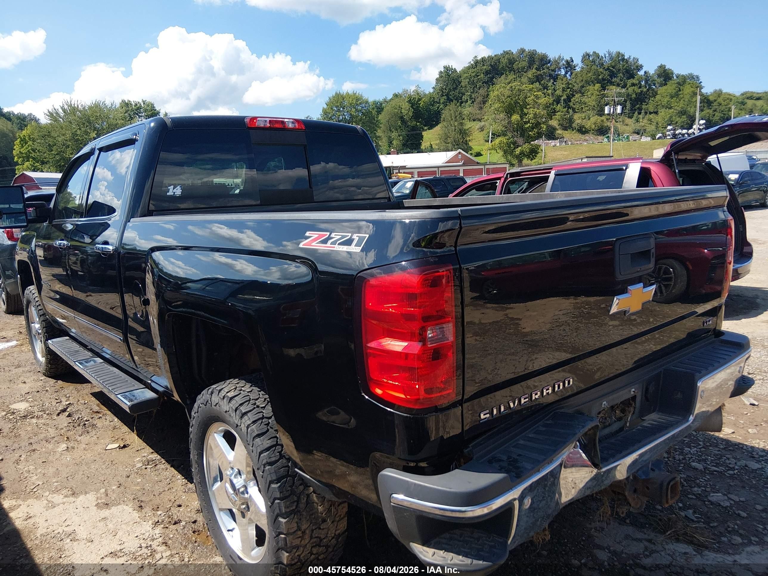 2015 Chevrolet Silverado 2500hd Built After Aug 14 Ltz Black vin: 1GC1KWE8XFF631392