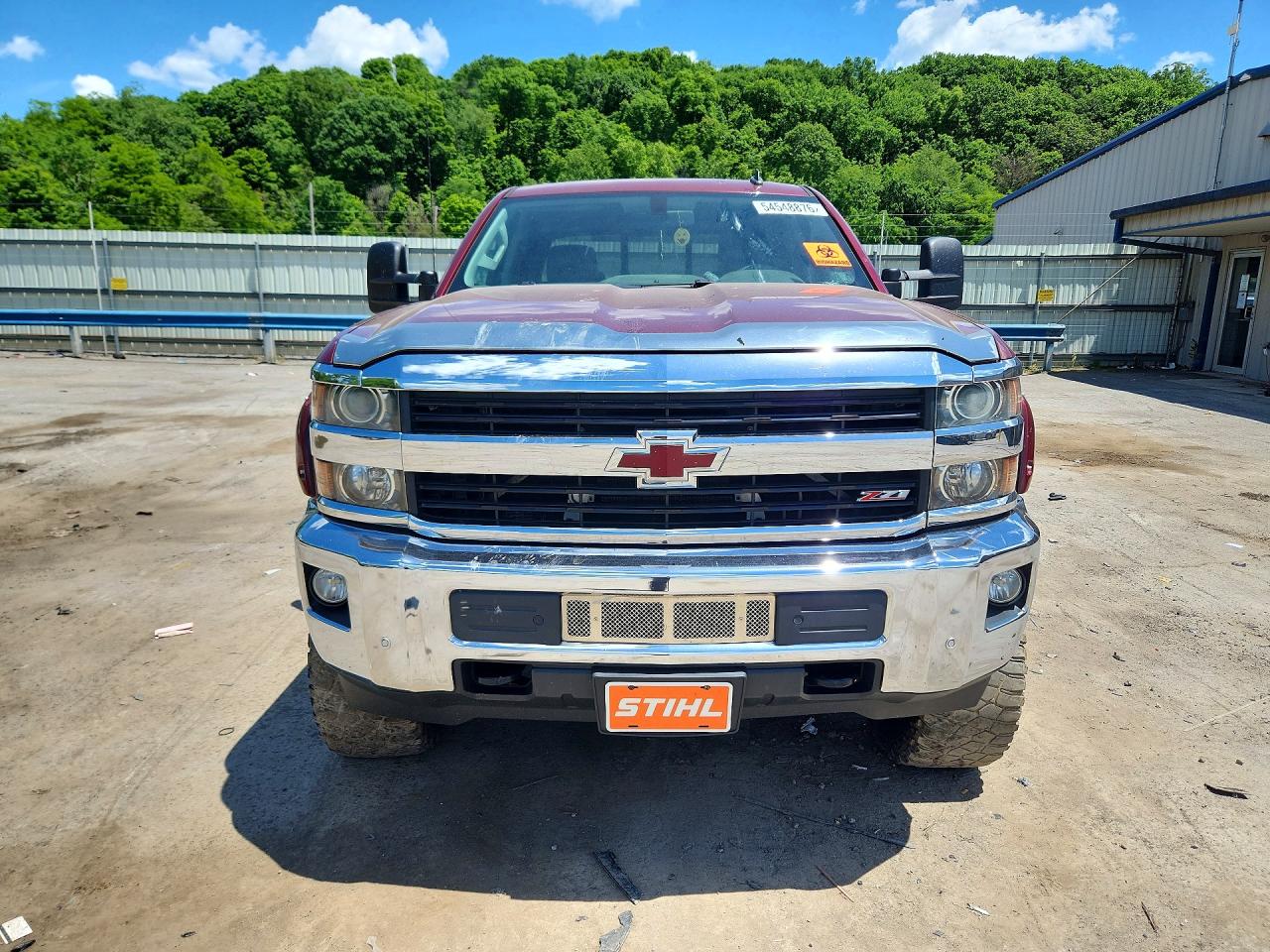 2015 Chevrolet Silverado K2500 Heavy Duty Ltz Burgundy vin: 1GC1KWEG0FF194641