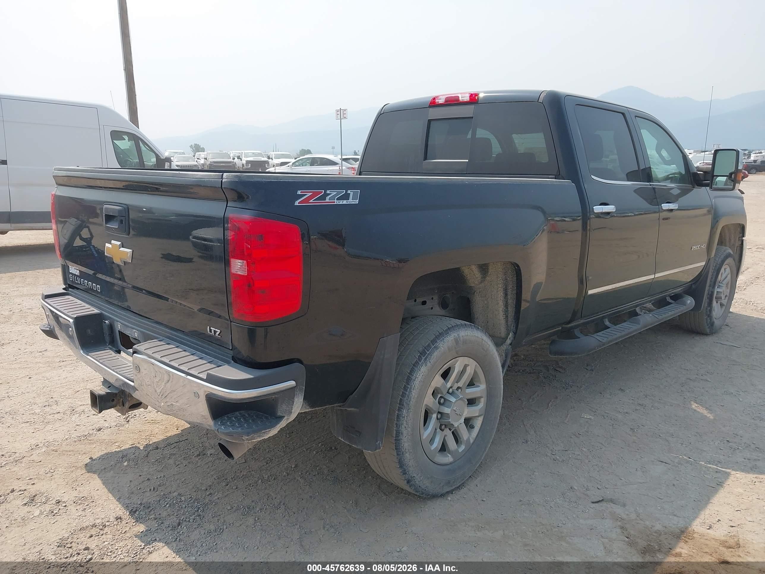 2015 Chevrolet Silverado 2500hd Built After Aug 14 Ltz Black vin: 1GC1KWEG0FF525590