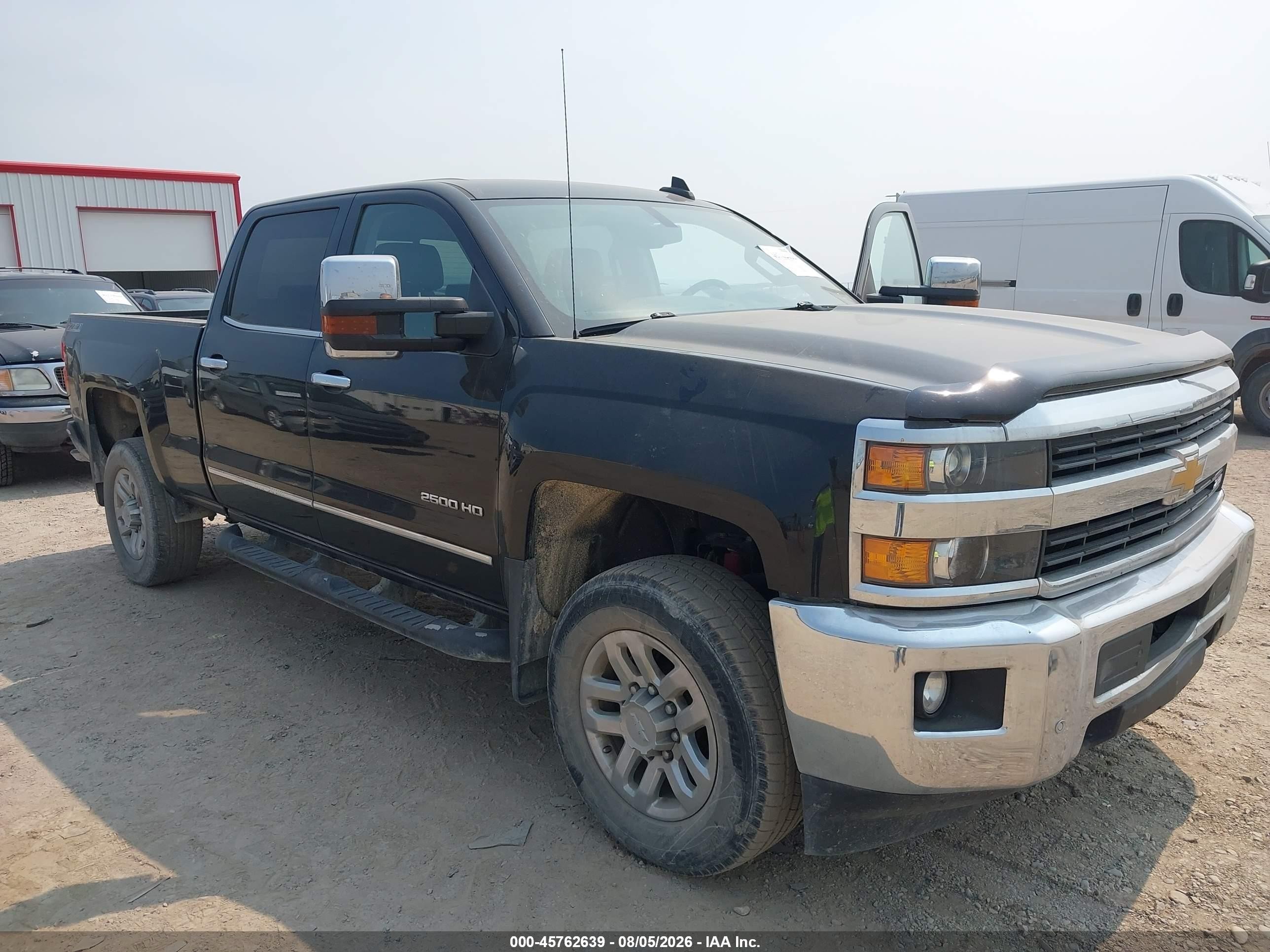 2015 Chevrolet Silverado 2500hd Built After Aug 14 Ltz Black vin: 1GC1KWEG0FF525590