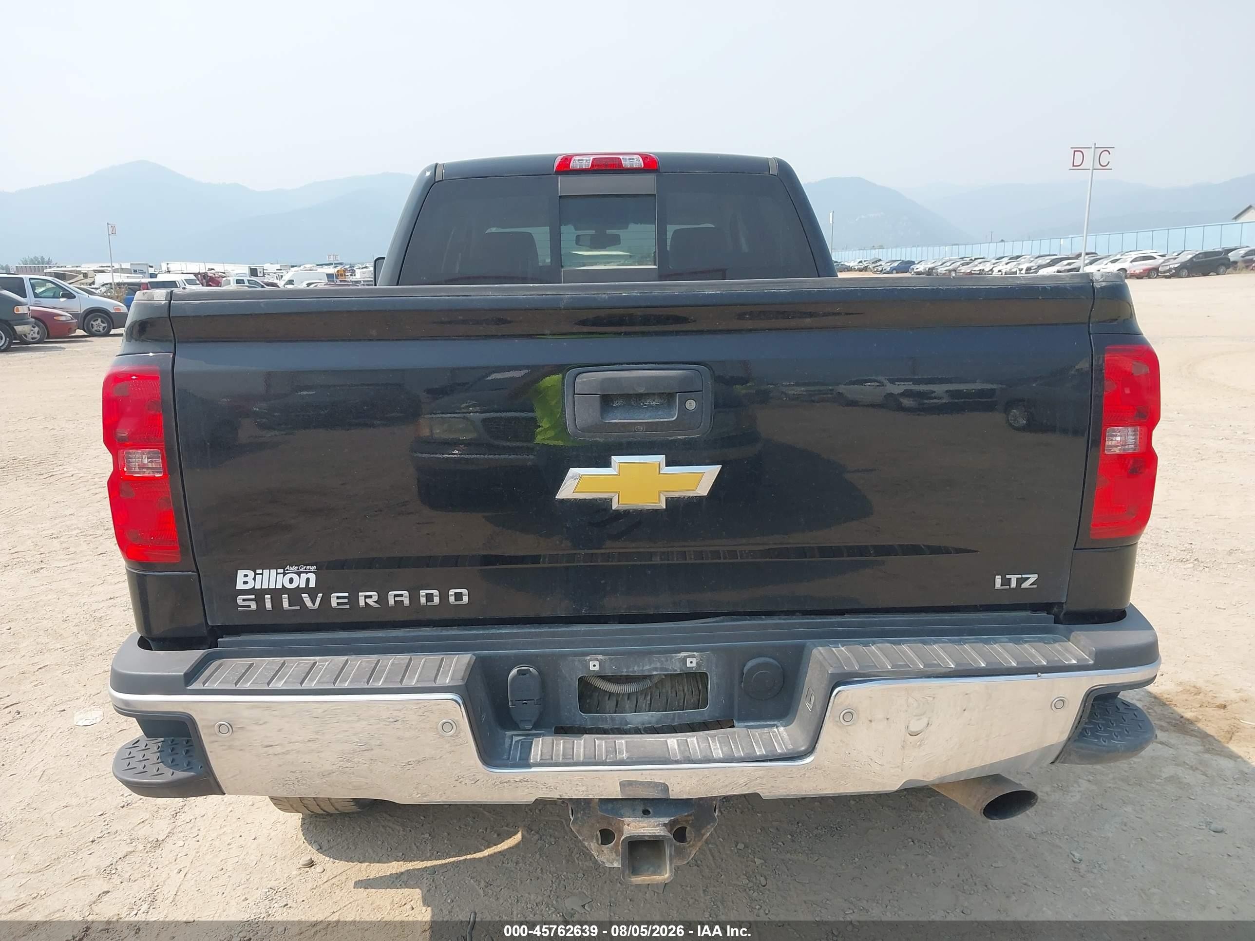 2015 Chevrolet Silverado 2500hd Built After Aug 14 Ltz Black vin: 1GC1KWEG0FF525590