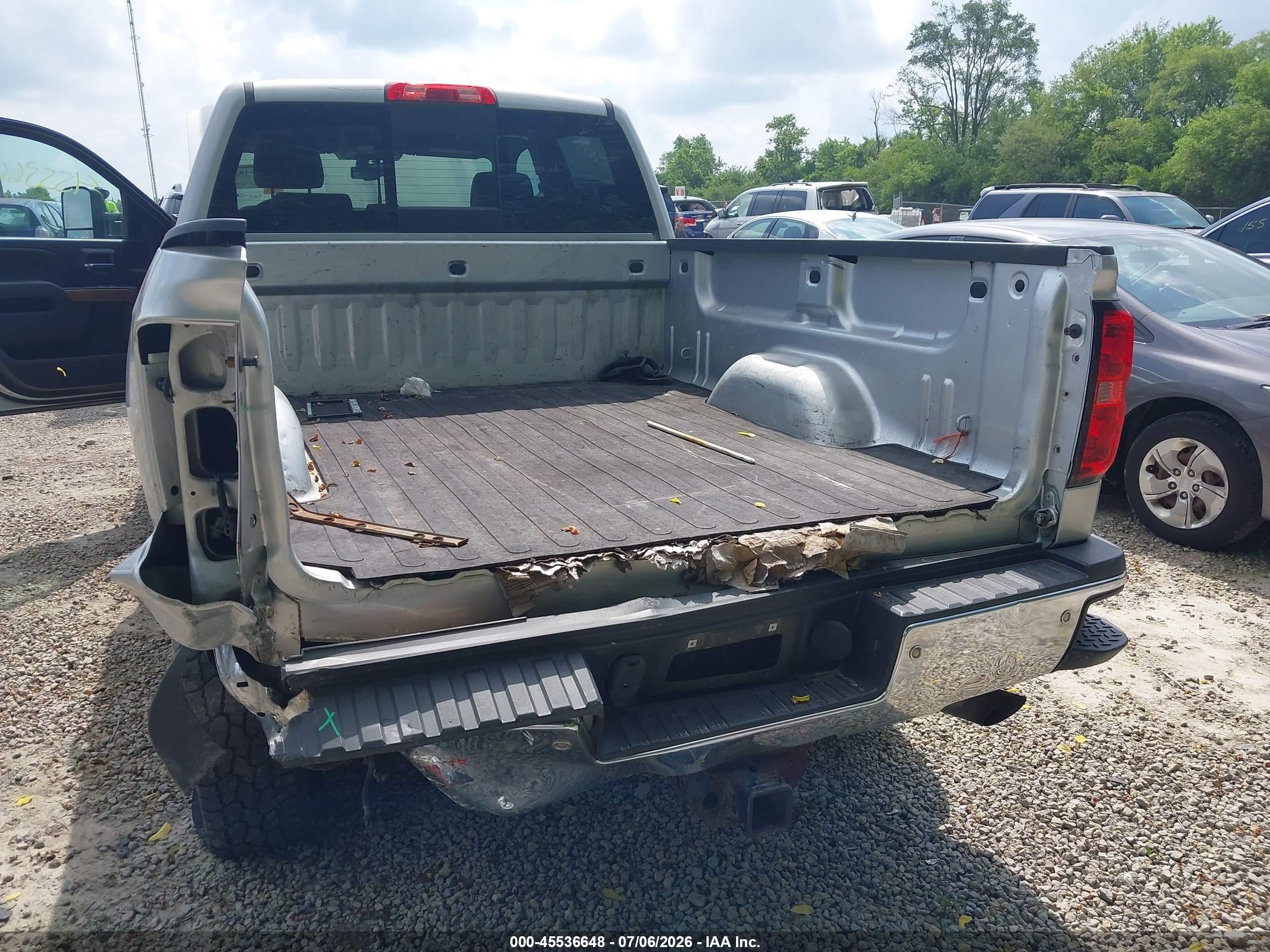 2015 Chevrolet Silverado 2500hd Ltz Silver vin: 1GC1KWEG8FF138544