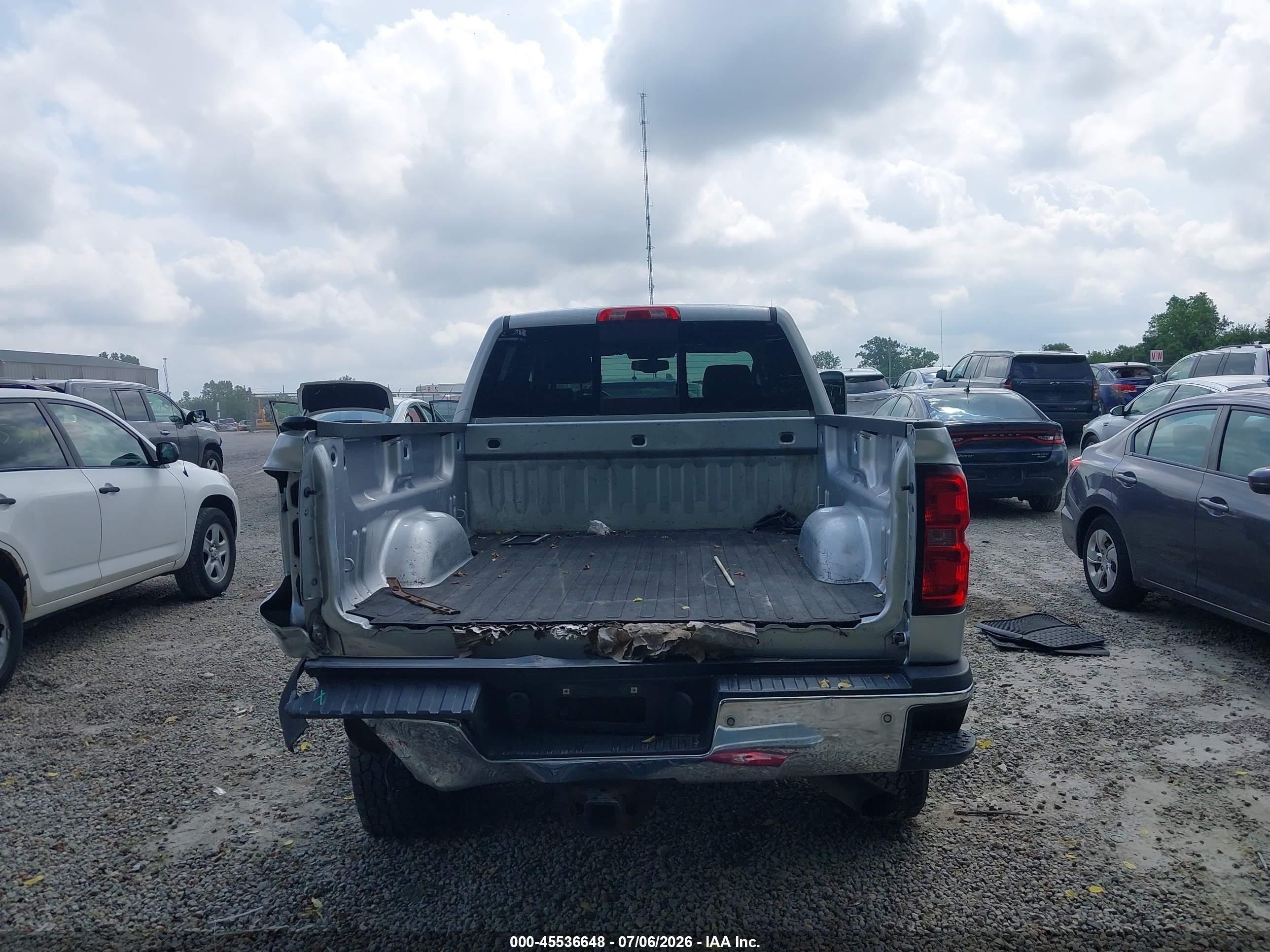 2015 Chevrolet Silverado 2500hd Ltz Silver vin: 1GC1KWEG8FF138544