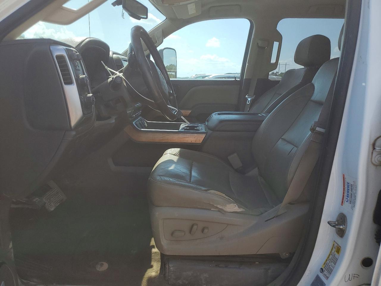 2015 Chevrolet Silverado K2500 Heavy Duty Ltz White vin: 1GC1KWEGXFF135886