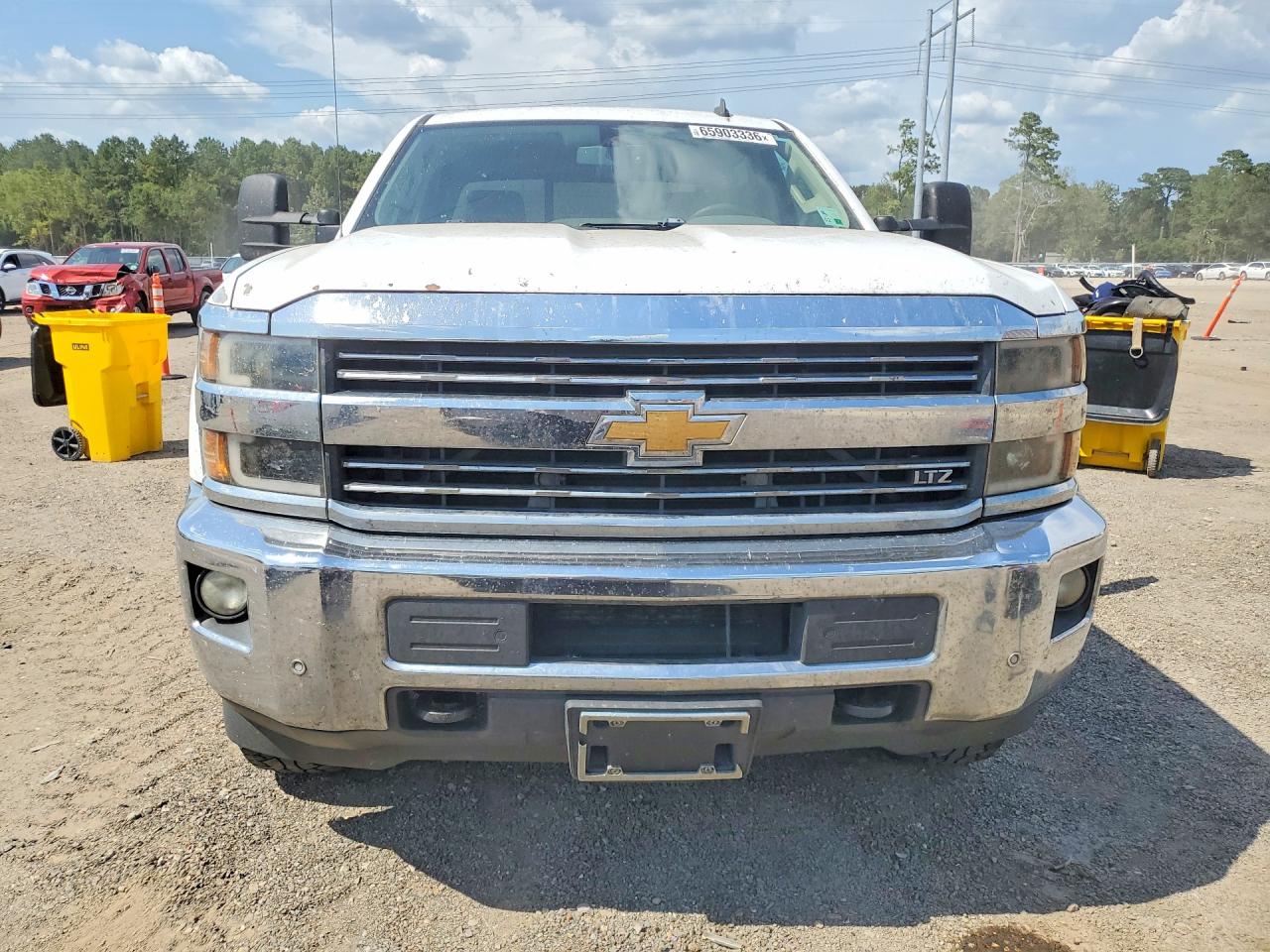2015 Chevrolet Silverado K2500 Heavy Duty Ltz White vin: 1GC1KWEGXFF135886