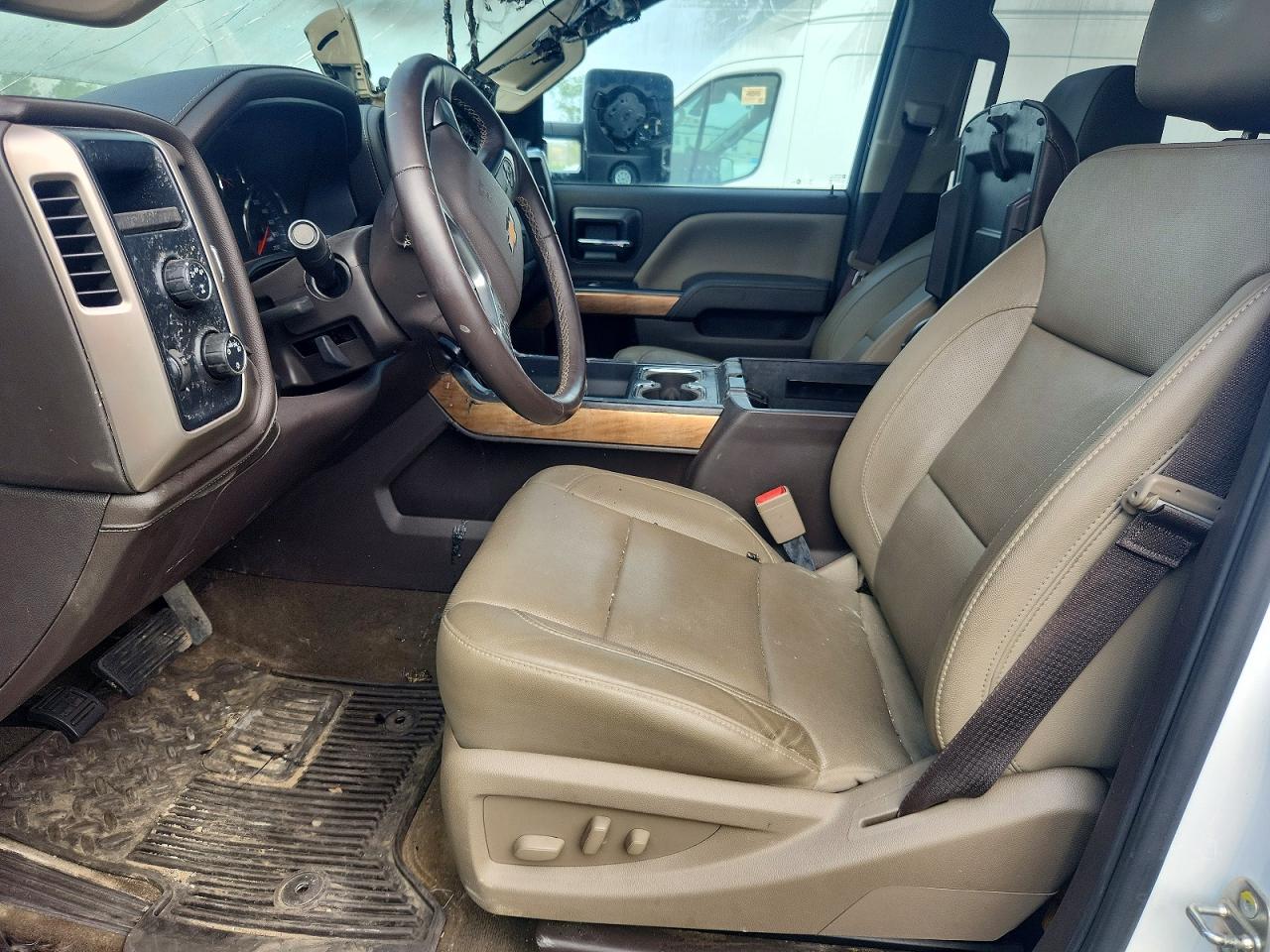 2015 Chevrolet Silverado Ltz White vin: 1GC1KWEY7JF131490