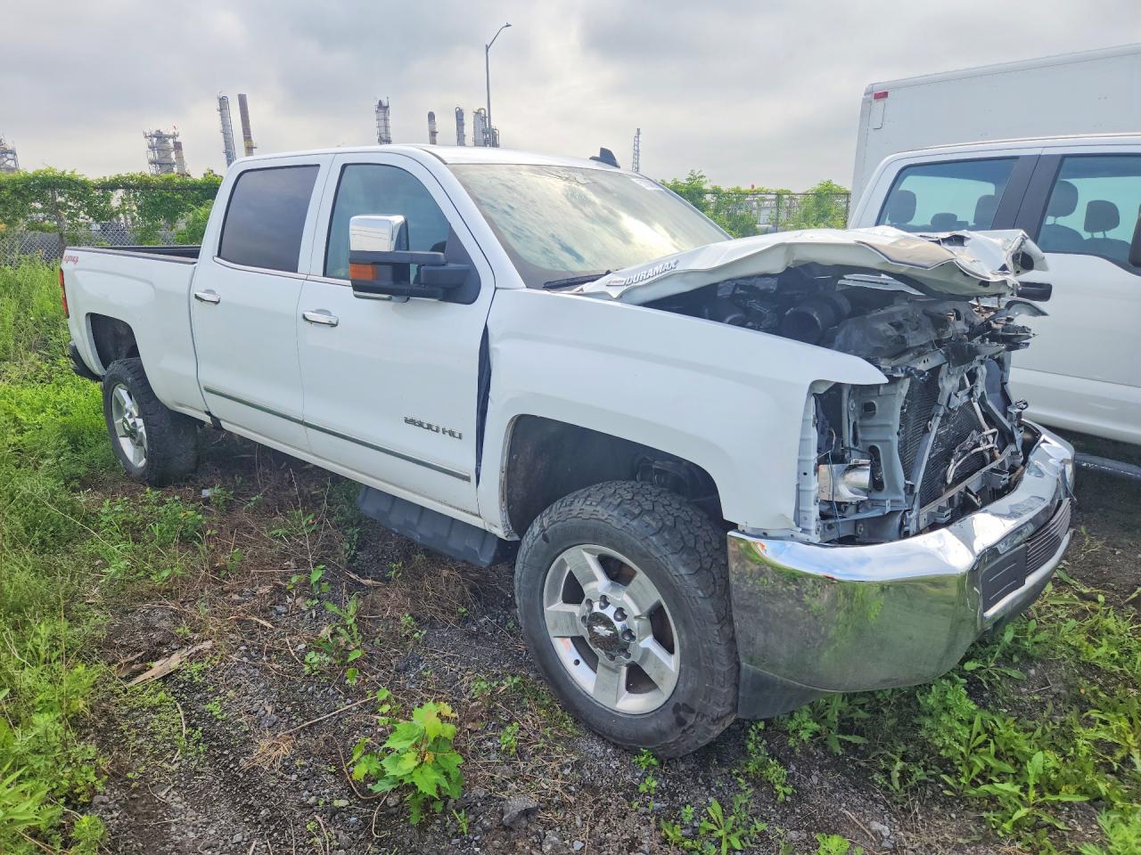 2015 Chevrolet Silverado Ltz White vin: 1GC1KWEY7JF131490