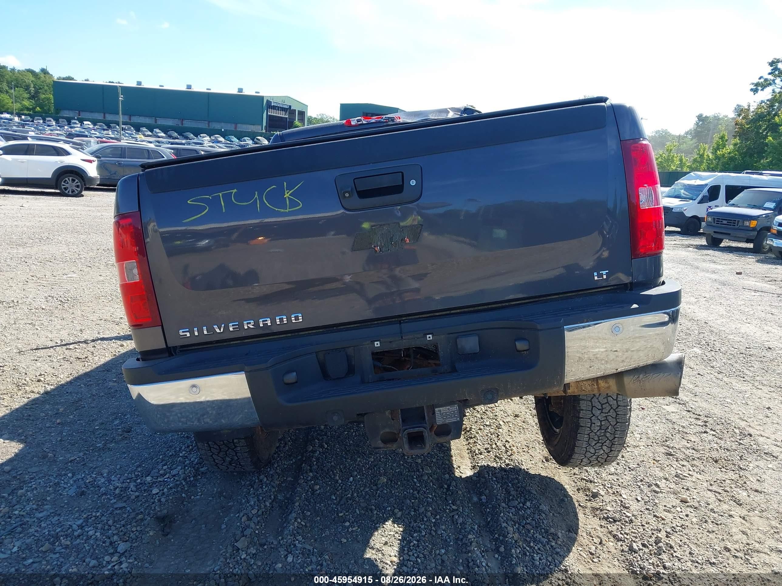 2011 Chevrolet Silverado 2500hd Lt Gray vin: 1GC1KXC80BF136024