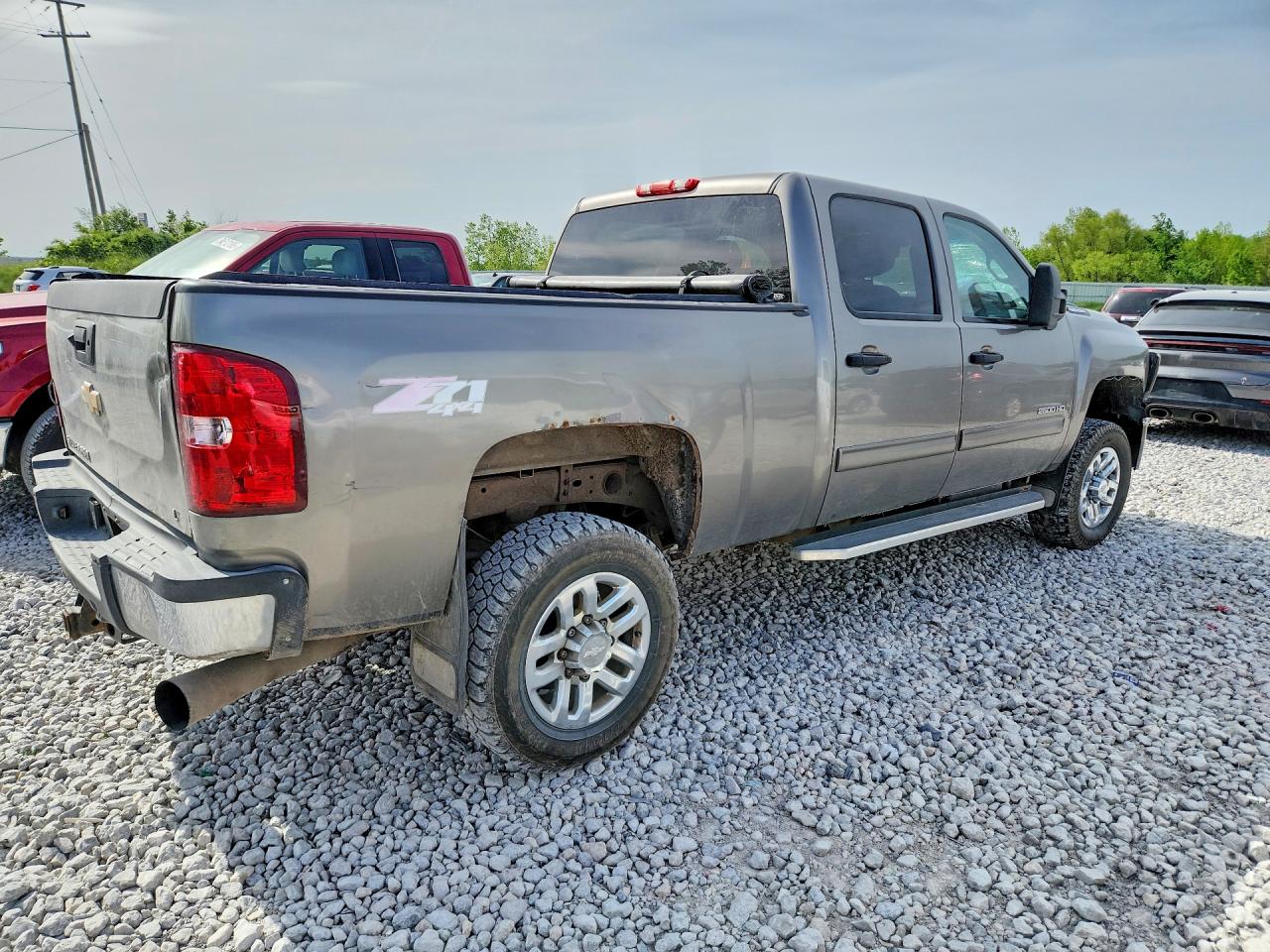 2013 Chevrolet Silverado K2500 Heavy Duty Lt Gray vin: 1GC1KXC80DF138116