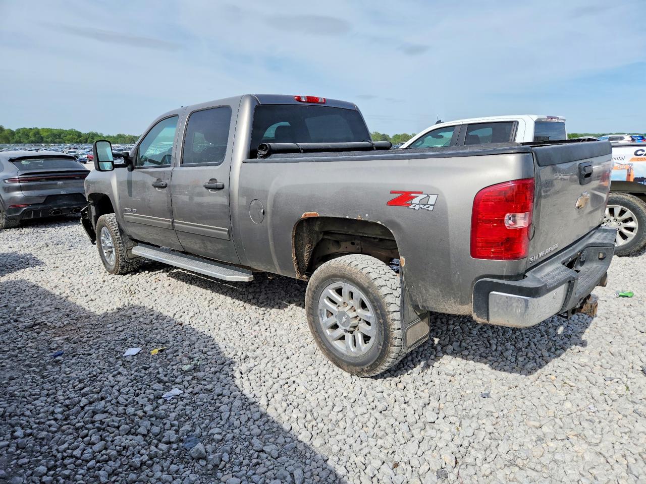 2013 Chevrolet Silverado K2500 Heavy Duty Lt Gray vin: 1GC1KXC80DF138116
